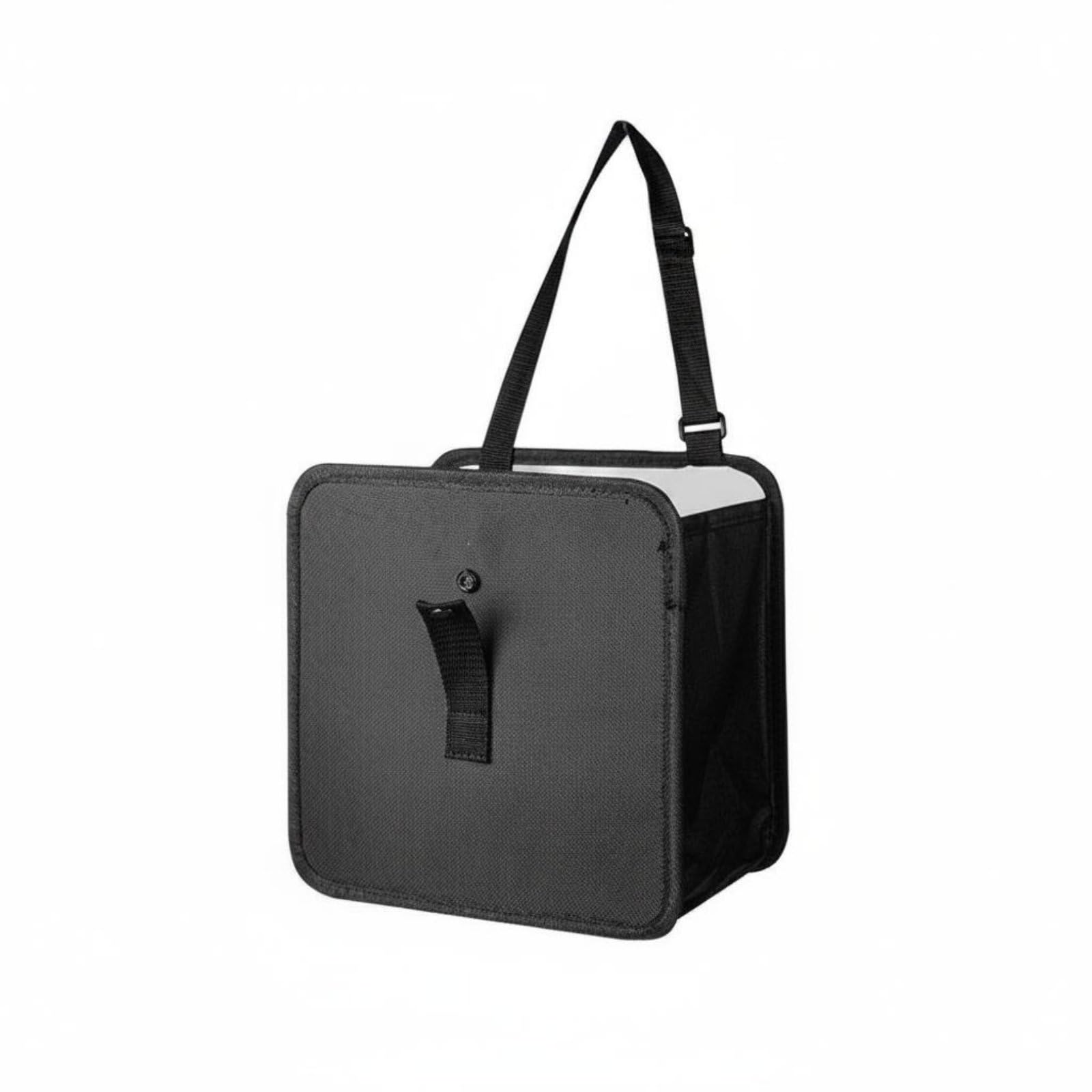 Waterproof Car Trash Can Easy to Clean Seat Back Trash Can Large Capacity Car Garbage Bag for Travel, Black|Garbage Cans