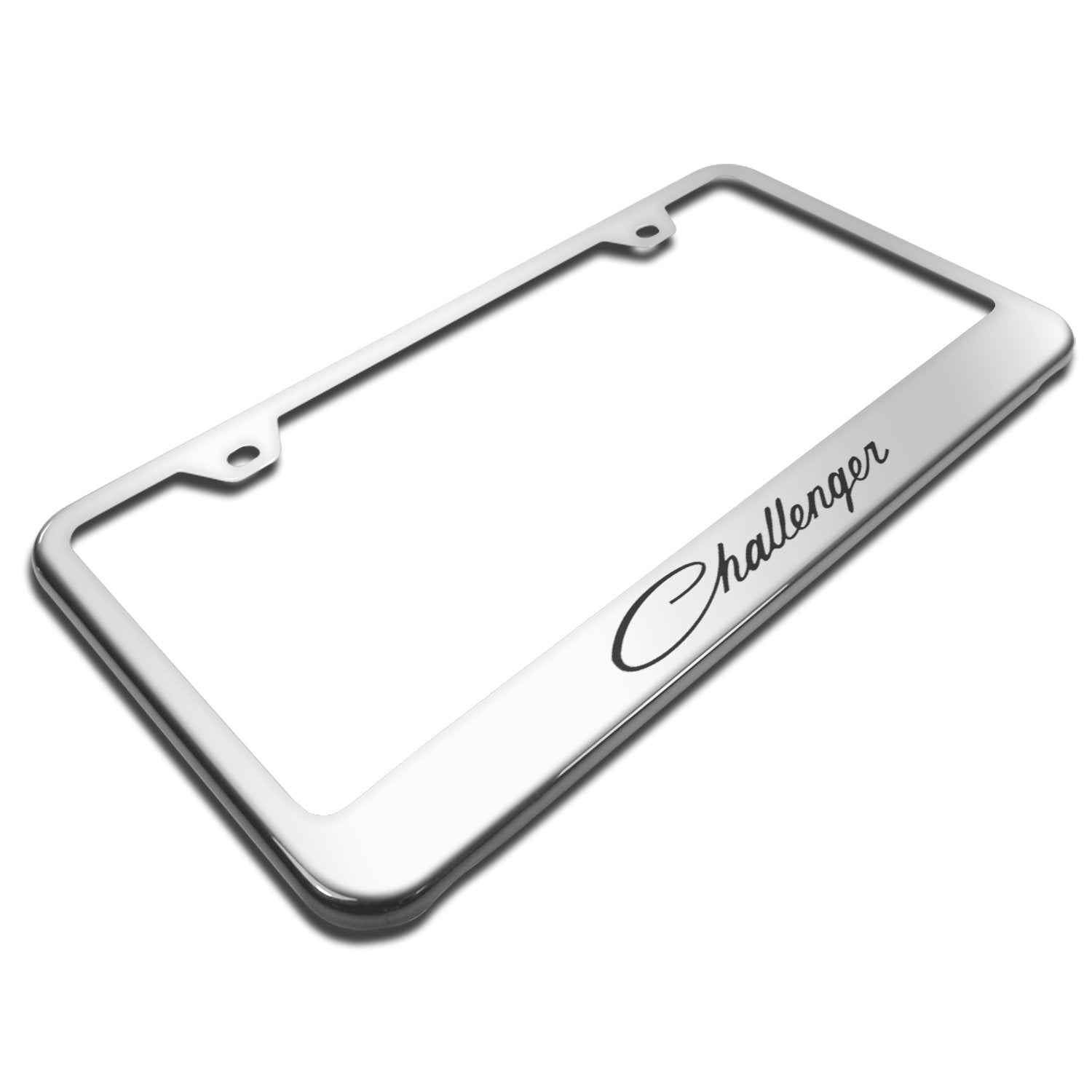 Au-Tomotive Gold, Inc. Dodge Challenger Classic Chrome Stainless Steel License Plate Frame