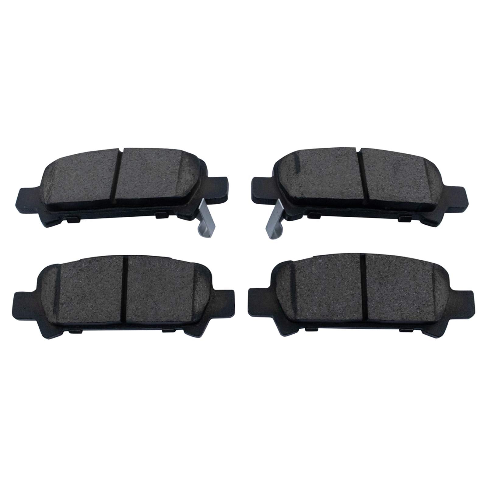 Trq Rear Brake Pad & Rotor Kit Brake Pads Brake Rotor Ceramic Compatible With 2003-2006 Subaru Baja 2000-2004 Legacy Outback