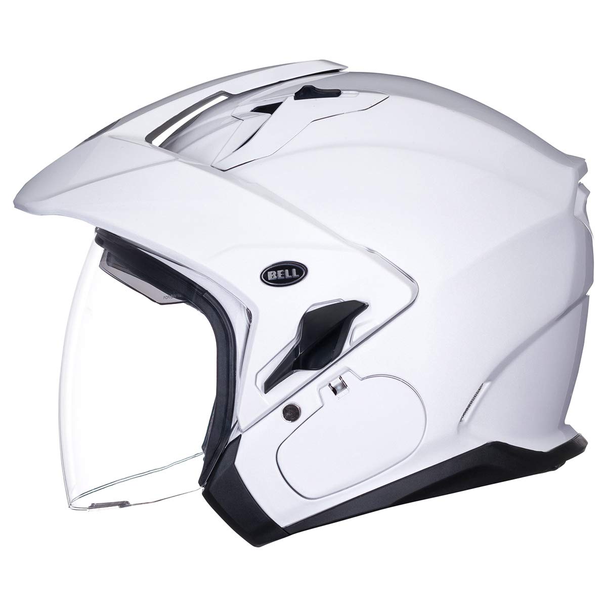 BELL Mag-9 Open Face Motorcycle Helmet - Large, Gloss Pearl White, Model 7000768