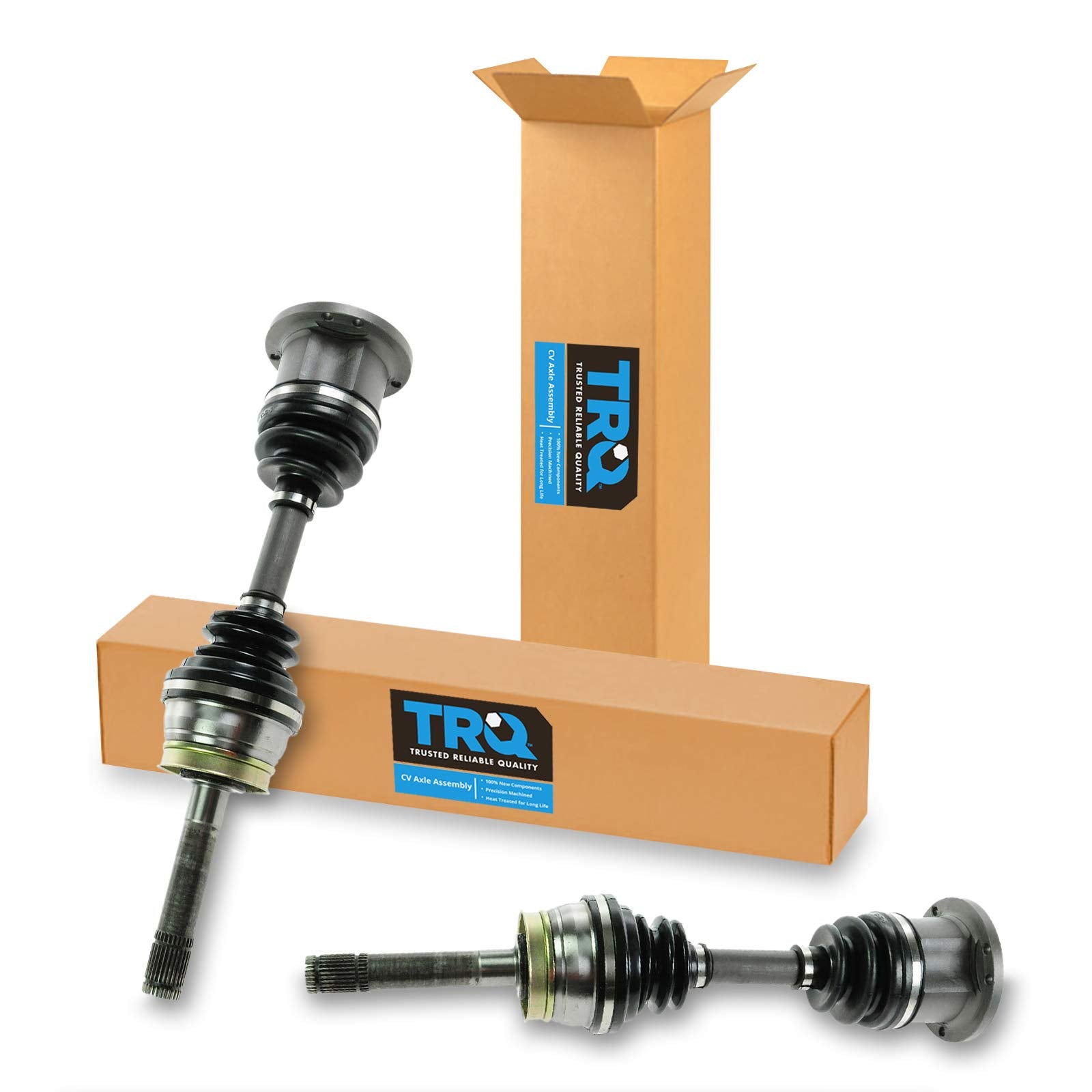 Trq Front Cv Axle Shaft Assembly Set Compatible With 1997-2003 Infiniti Qx4 1994 Nissan D21 1996-2004 Pathfinder 1995-1997 Picku