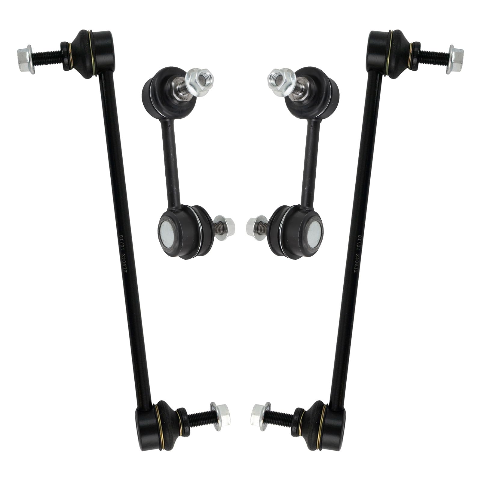 Trq Front & Rear Sway Bar Stabilizer Link Set Compatible With 2015-2017 Chrysler 200