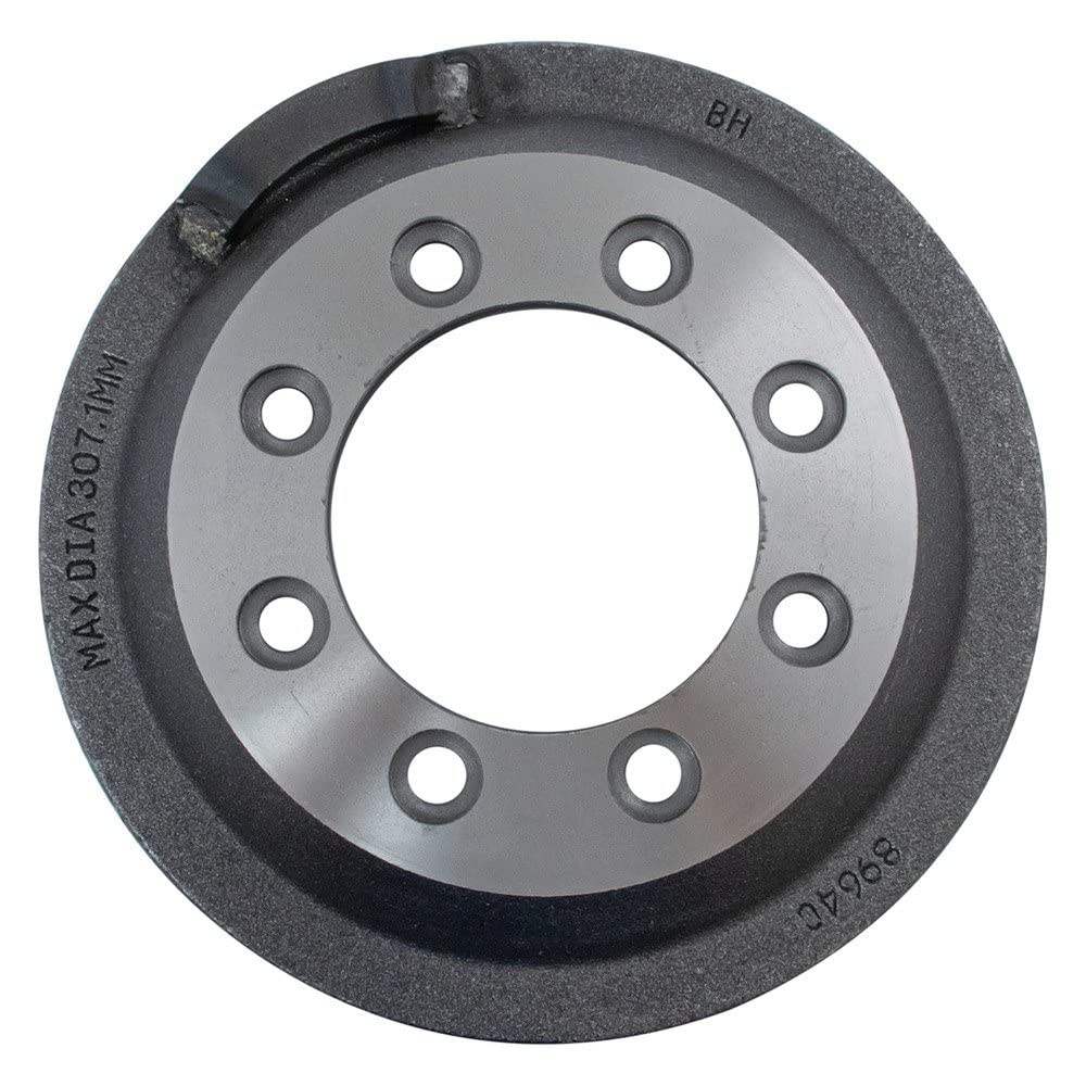 Trq Rear Brake Drum Pair Set For 1987-1991 Ford E250 Van / 1987-1991 Ford E350 Van / 1985-1997 Ford F250 Truck / 1984-1997 Ford