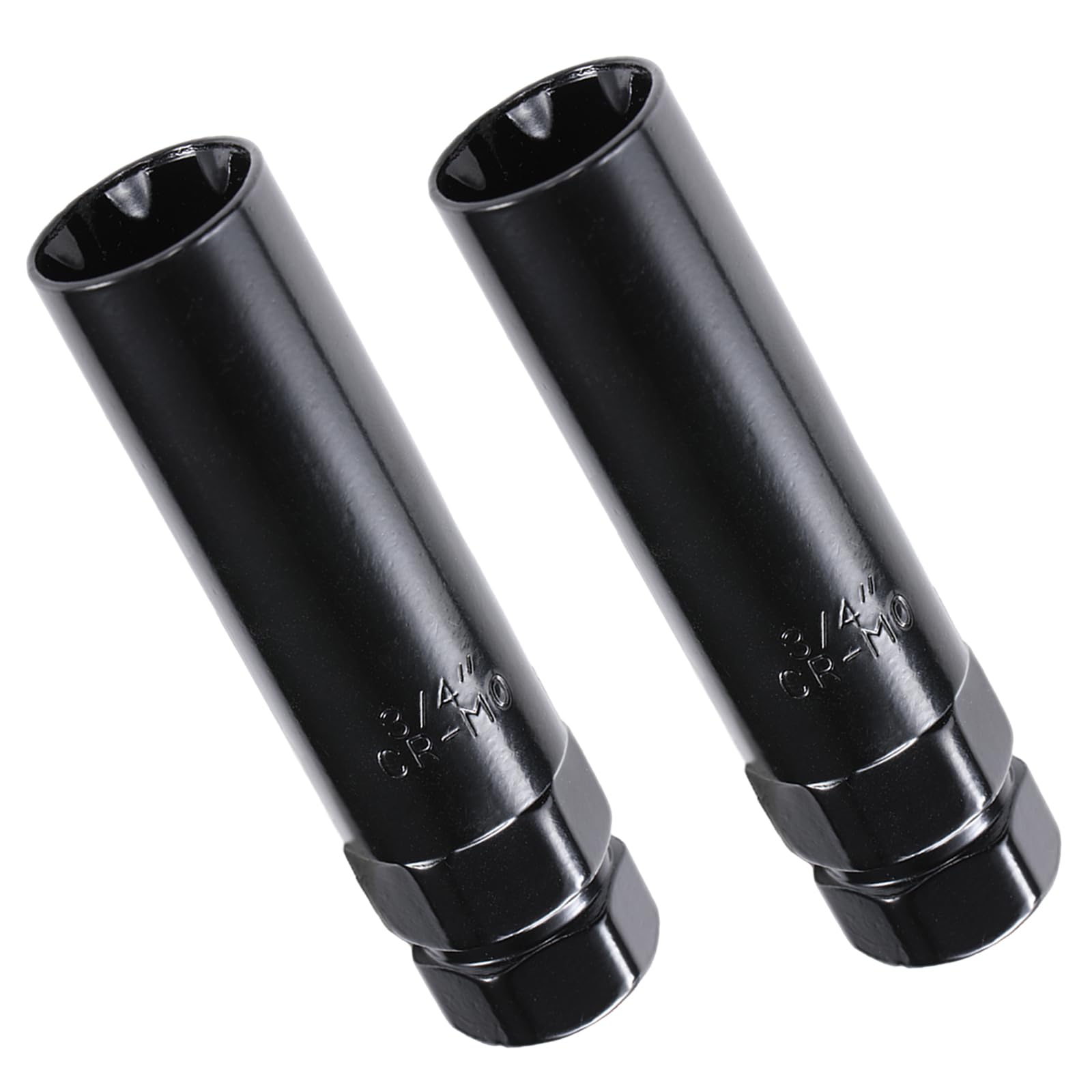 VEXPLO Fuel Wheel Lug Nut Key 7 Spline Socket Wrench Replacement Aftermarket Lug Nuts for 14x1.5, 14x2.0, 9/16 Inch (Pack 2)