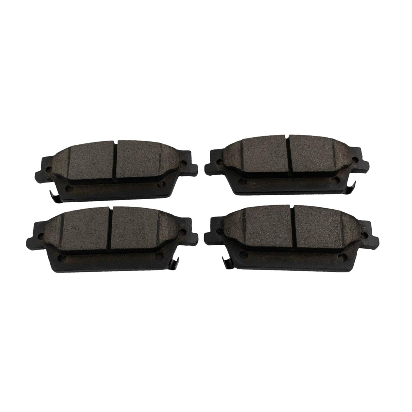 TRQ Rear Brake Pads Ceramic Compatible with 2006-2007 Cadillac CTS 2004-2009 SRX 2005-2009 STS