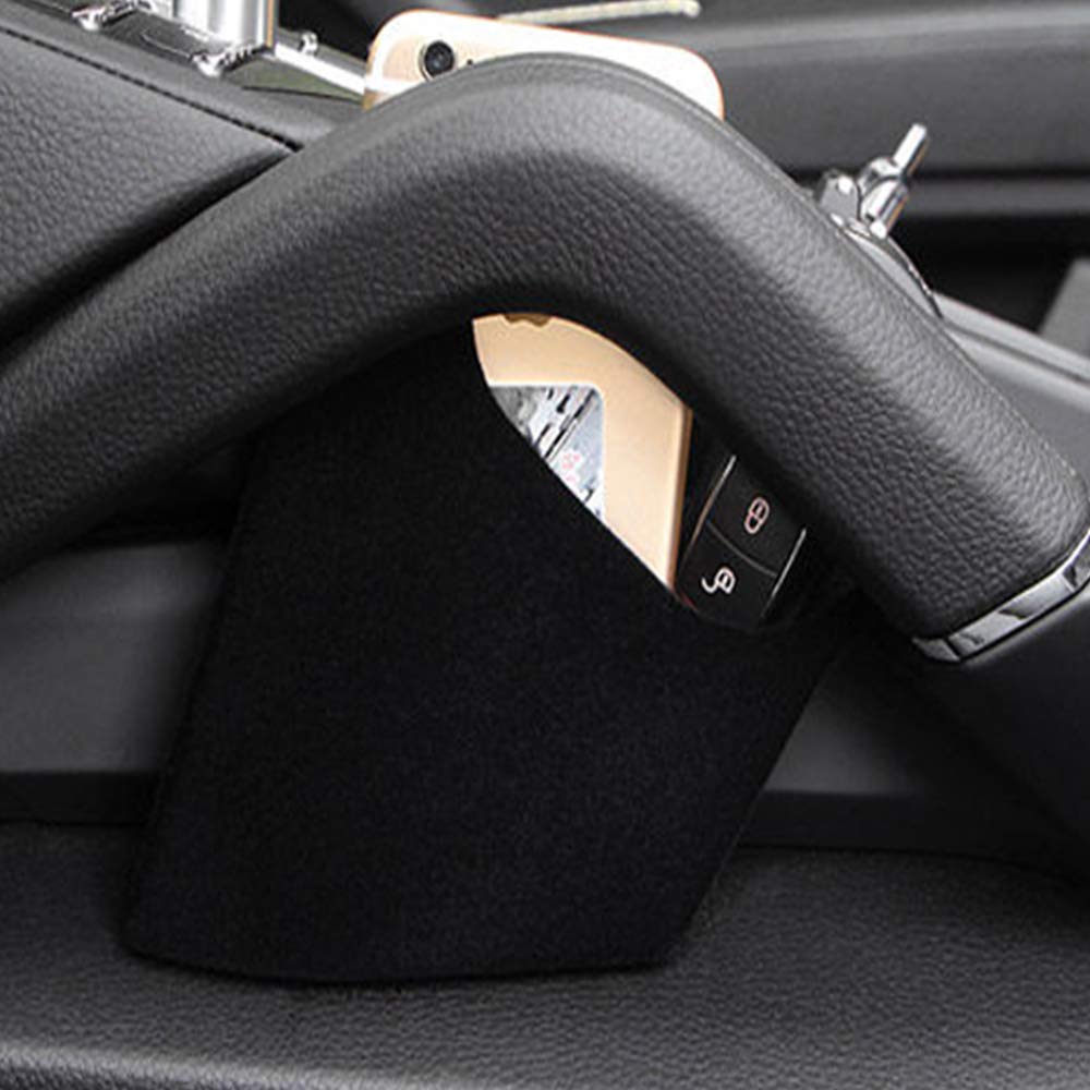 ITrims Black Center Console Side Storage Box Holder Organizer for Porsche Cayenne 2011-2018 - 2PCS Car Accessories