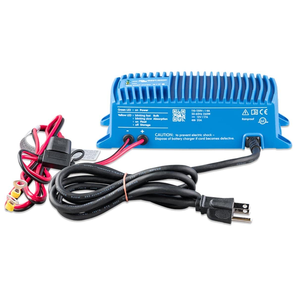 Victron Energy Blue Smart Ip67 24-Volt 5 Amp 120Vac Battery Charger With Nema 5-15 Plug (Bluetooth)
