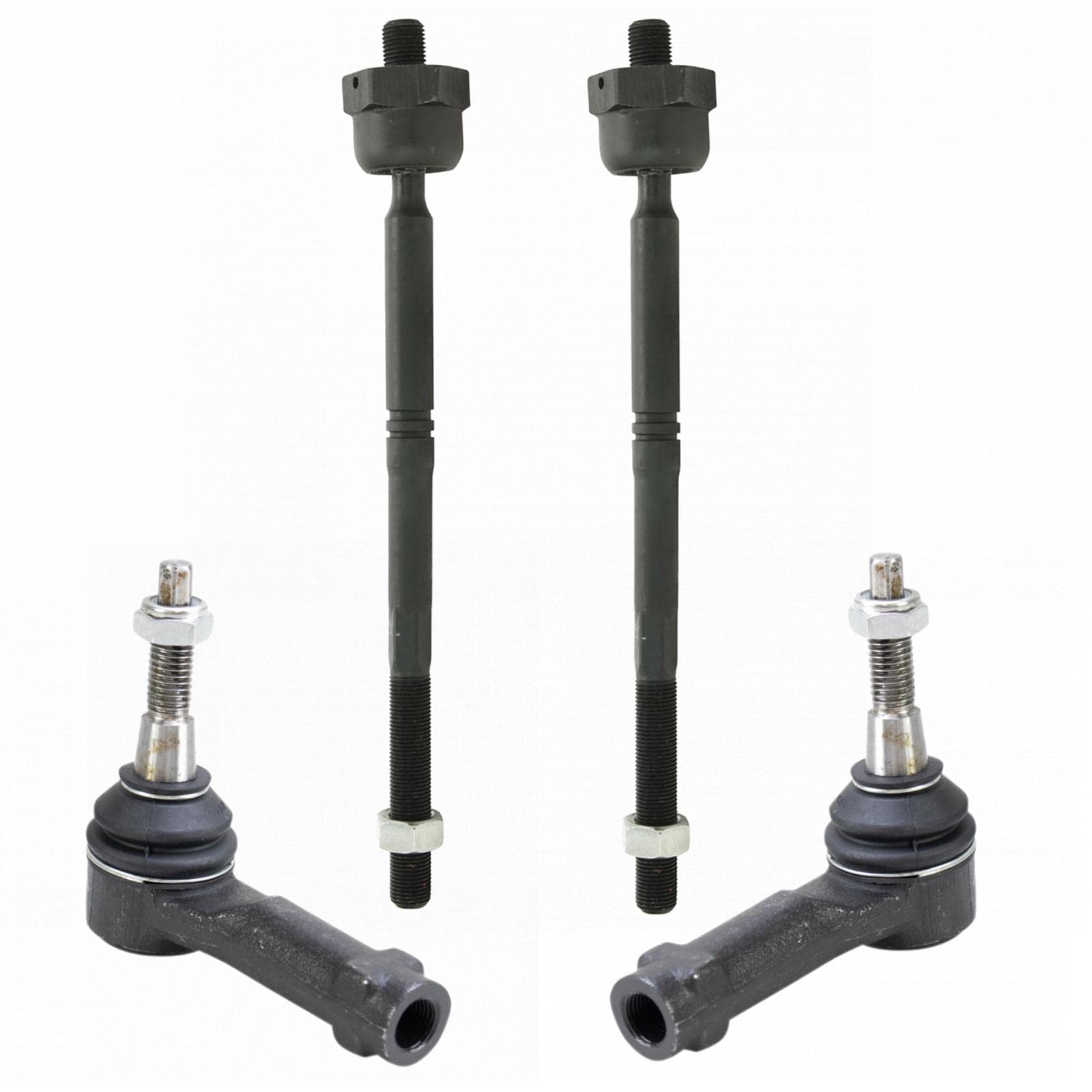 Trq Front Tie Rod Set Compatible With 2004-2008 Ford F-150 2006-2008 Lincoln Mark Lt