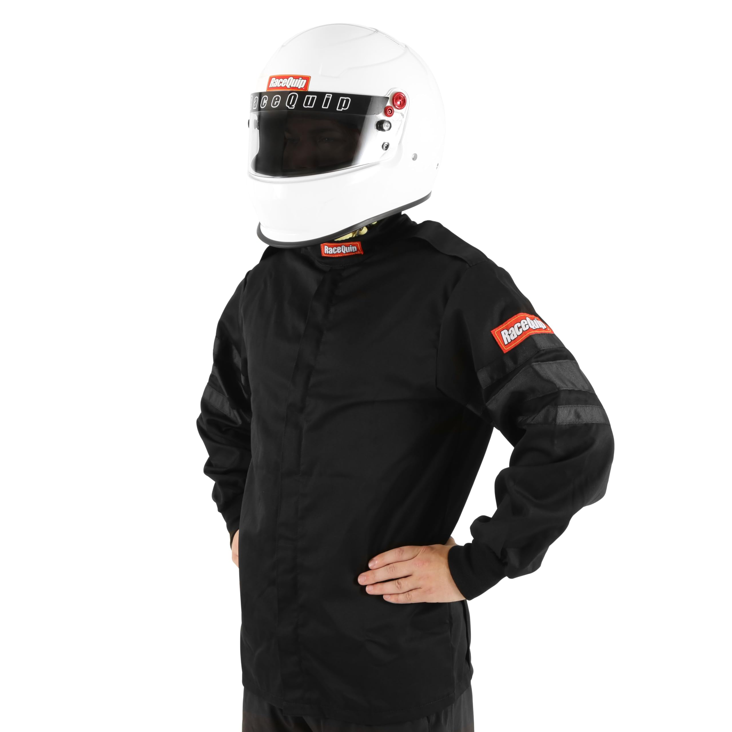 RaceQuip 111008RQP 110 Series Driving Jacket - SFI 3.2A/1 - Black - 3XL