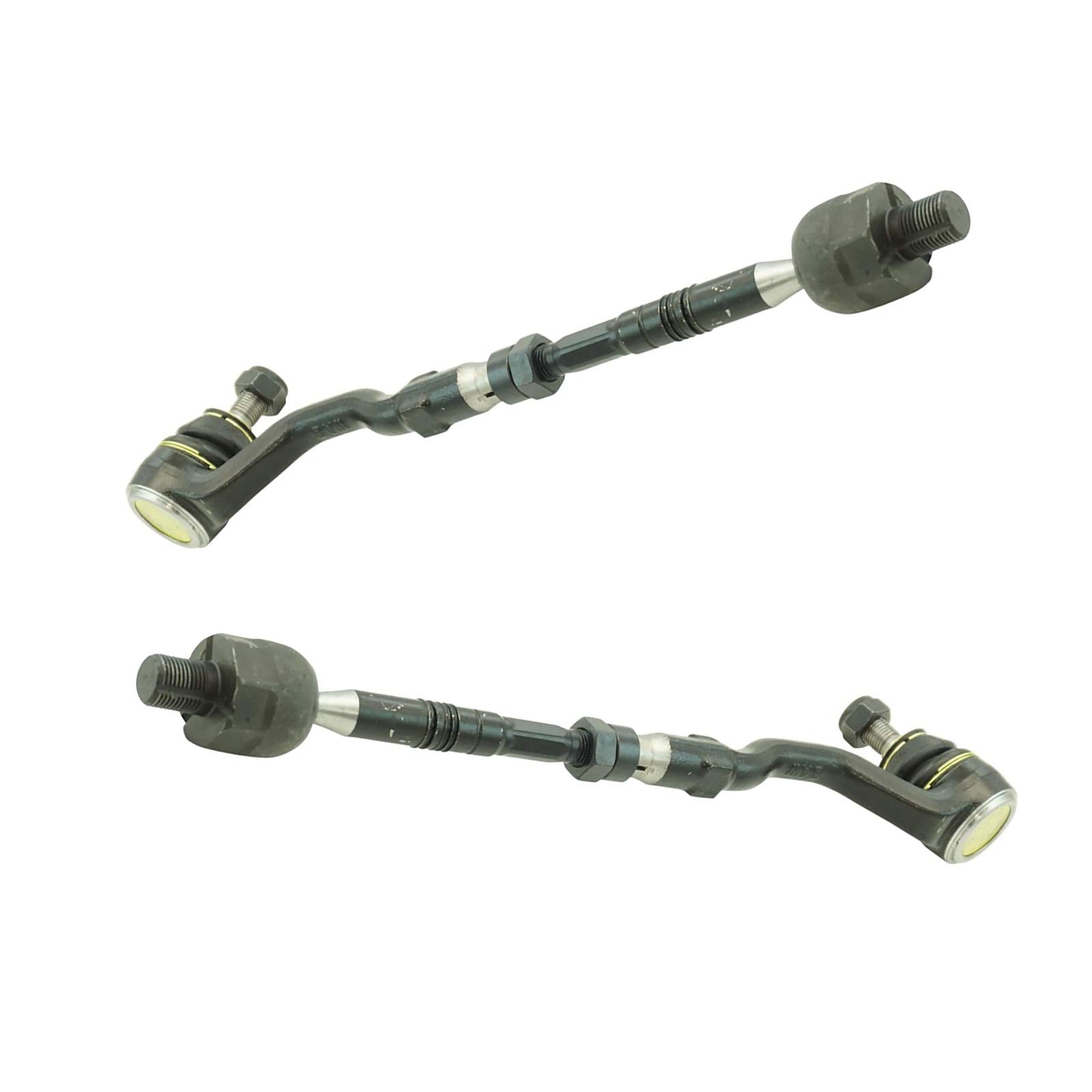 TRQ Front Tie Rod Set Compatible with 2004-2010 BMW X3