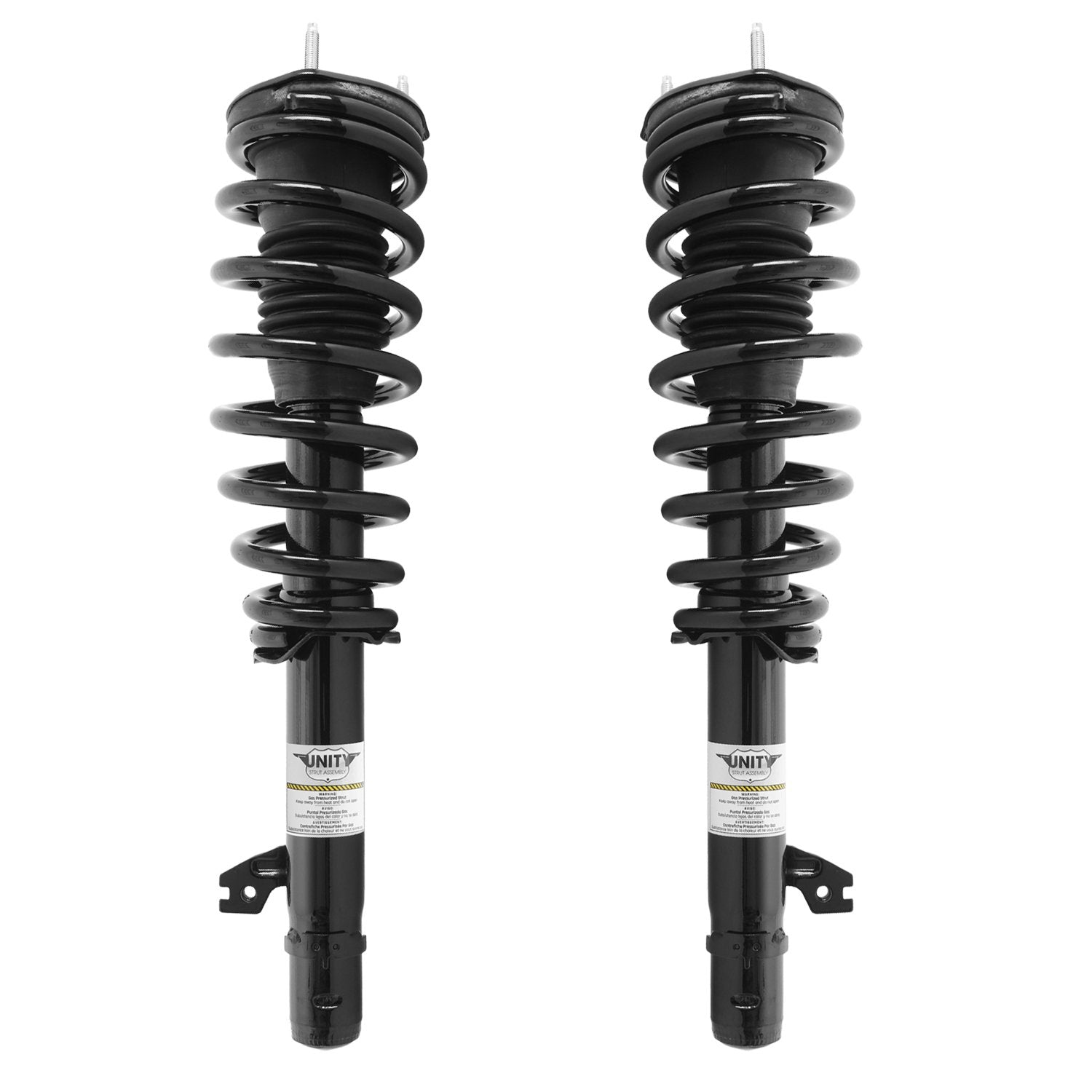 Unity Automotive Front 2 Wheel Complete Strut Assembly Kit 2009-2013 Mazda 6 Model 2-11985-11986-001