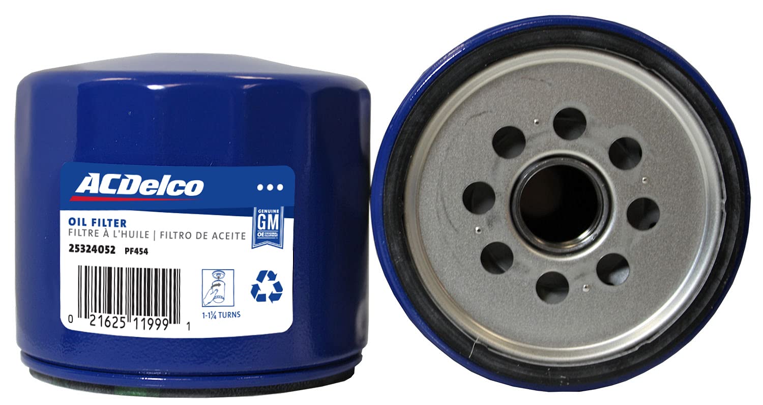 ACDelco Gold PF454 Engine Oil Filter - 1 Pack, Stainless Steel, High Efficiency