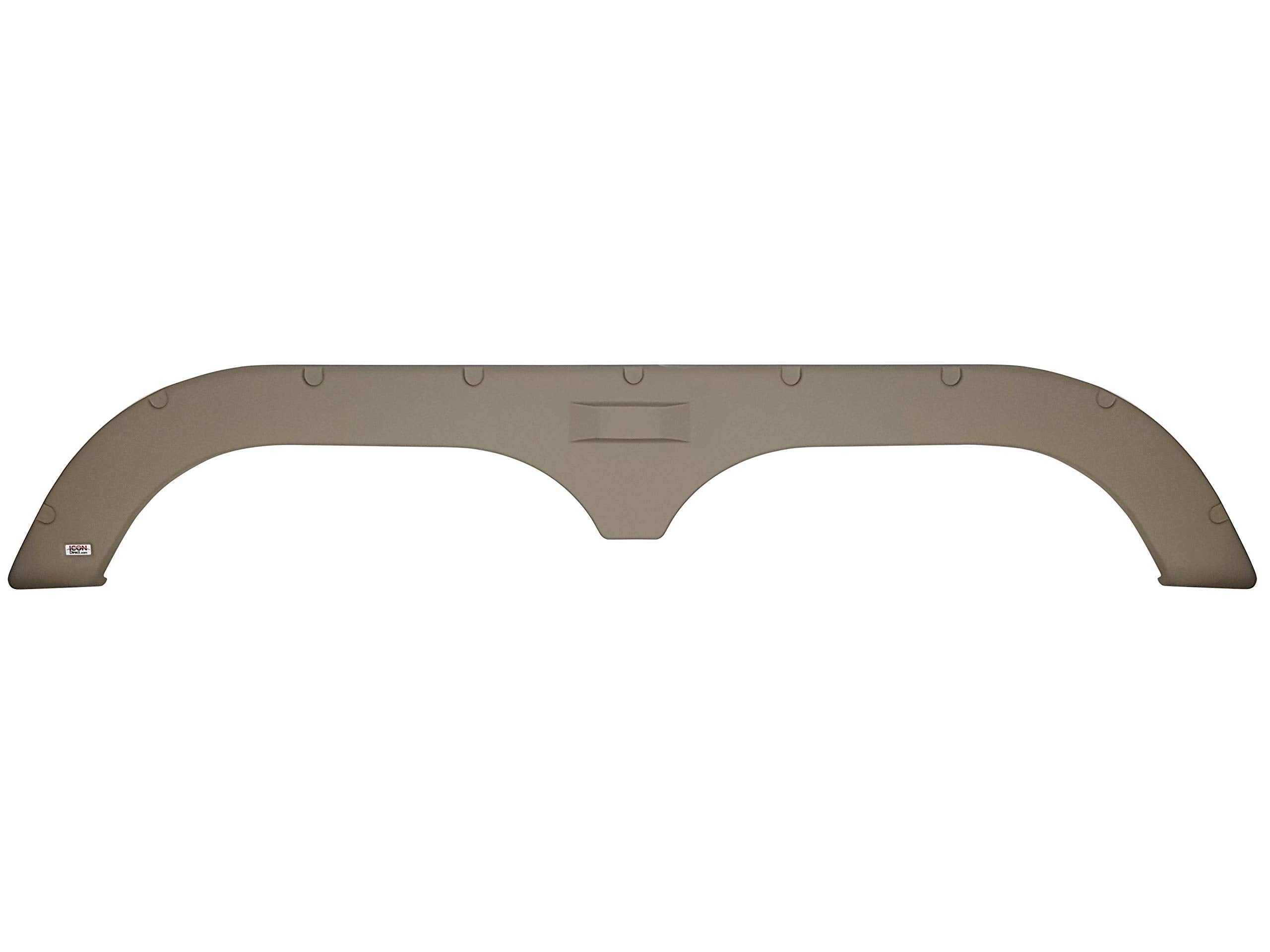 Icon 01473 Taupe 7.03 X 13.75 Tandem Fender Skirt