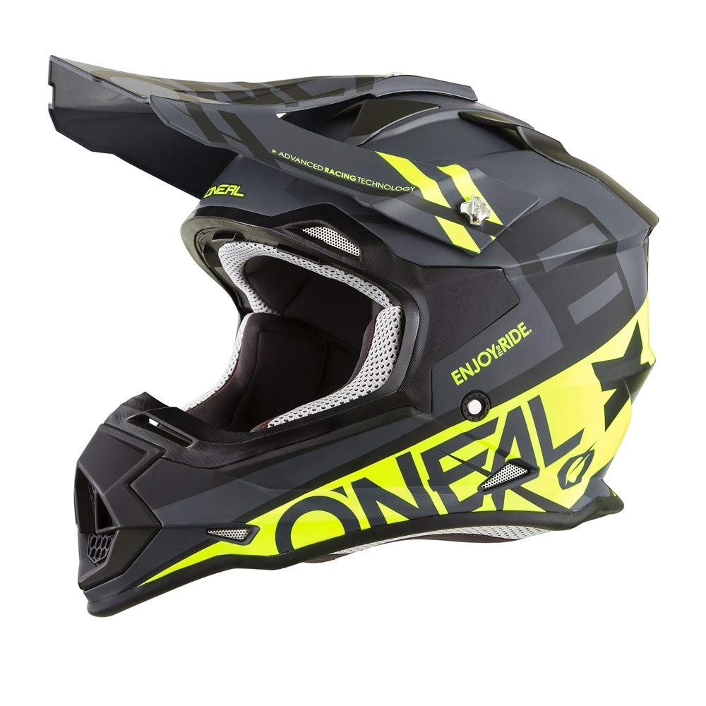 Oneal 2021 2 Series Spyde Helmet - Black/Hi-Viz - Large