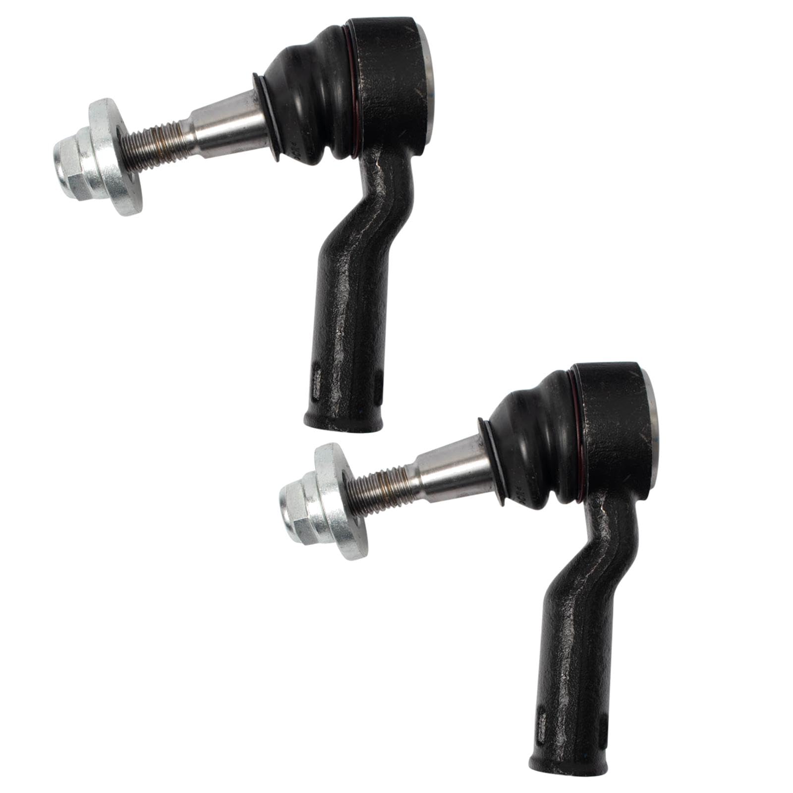 TRQ Front Outer Tie Rod Set Driver & Passenger Side Outer Compatible with 2017-2020 Land Rover Discovery 2016-2021 Range Rover 2