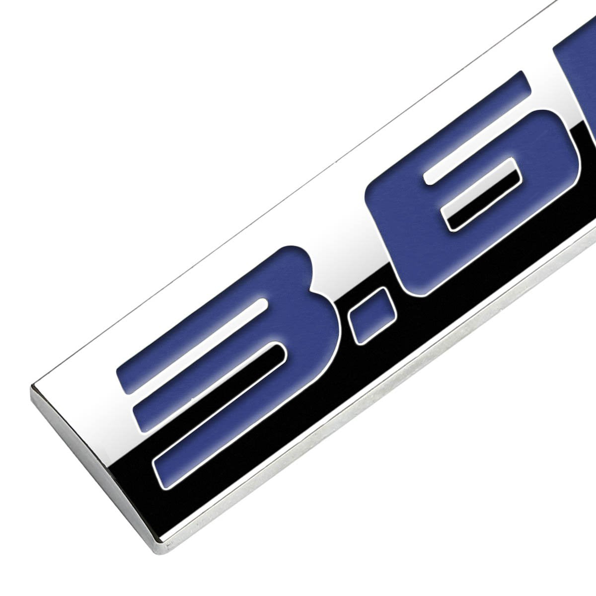 Trunk Sticker Decal Badge 3.6L Metal Emblem, Chrome Trim, Blue Letter
