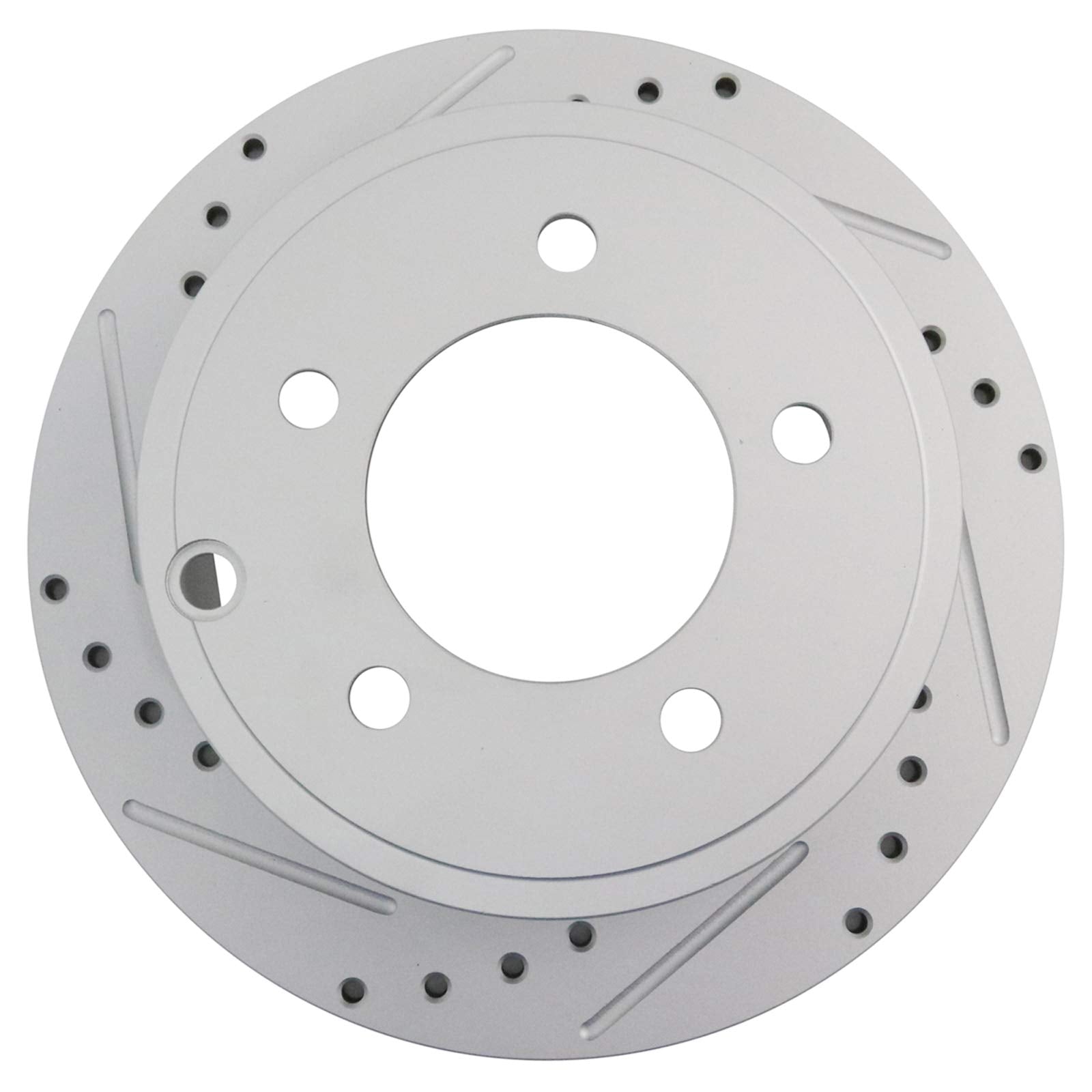 Trq Rear Performance Brake Rotor Drilled Slotted Pair Set For 2011-2014 200/2008-2014 Avenger / 2007-2012 Caliber / 2007-2017 La