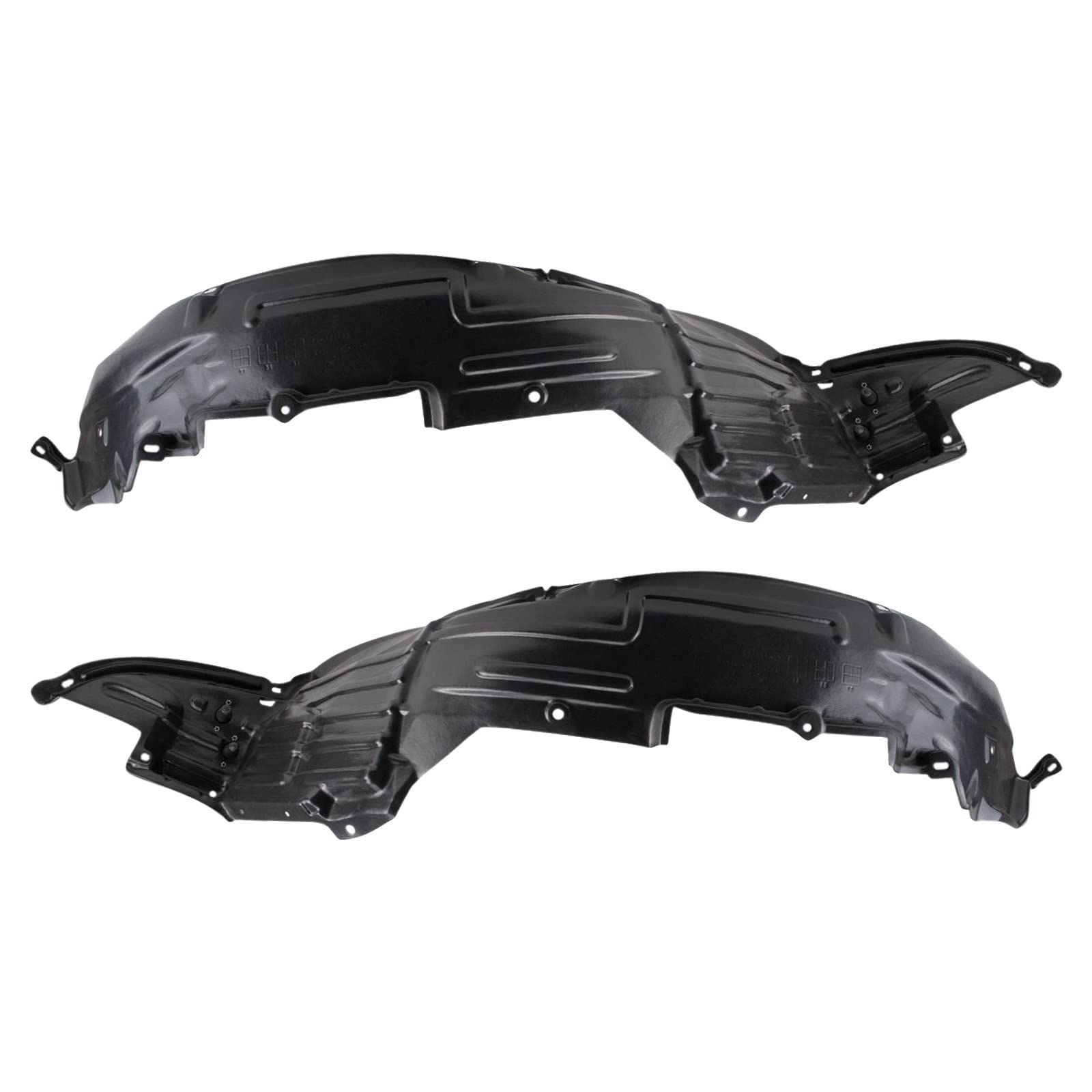 Trq Inner Fender Liner Set Compatible With 2006 Nissan Altima Ni1248115 Ni1249115