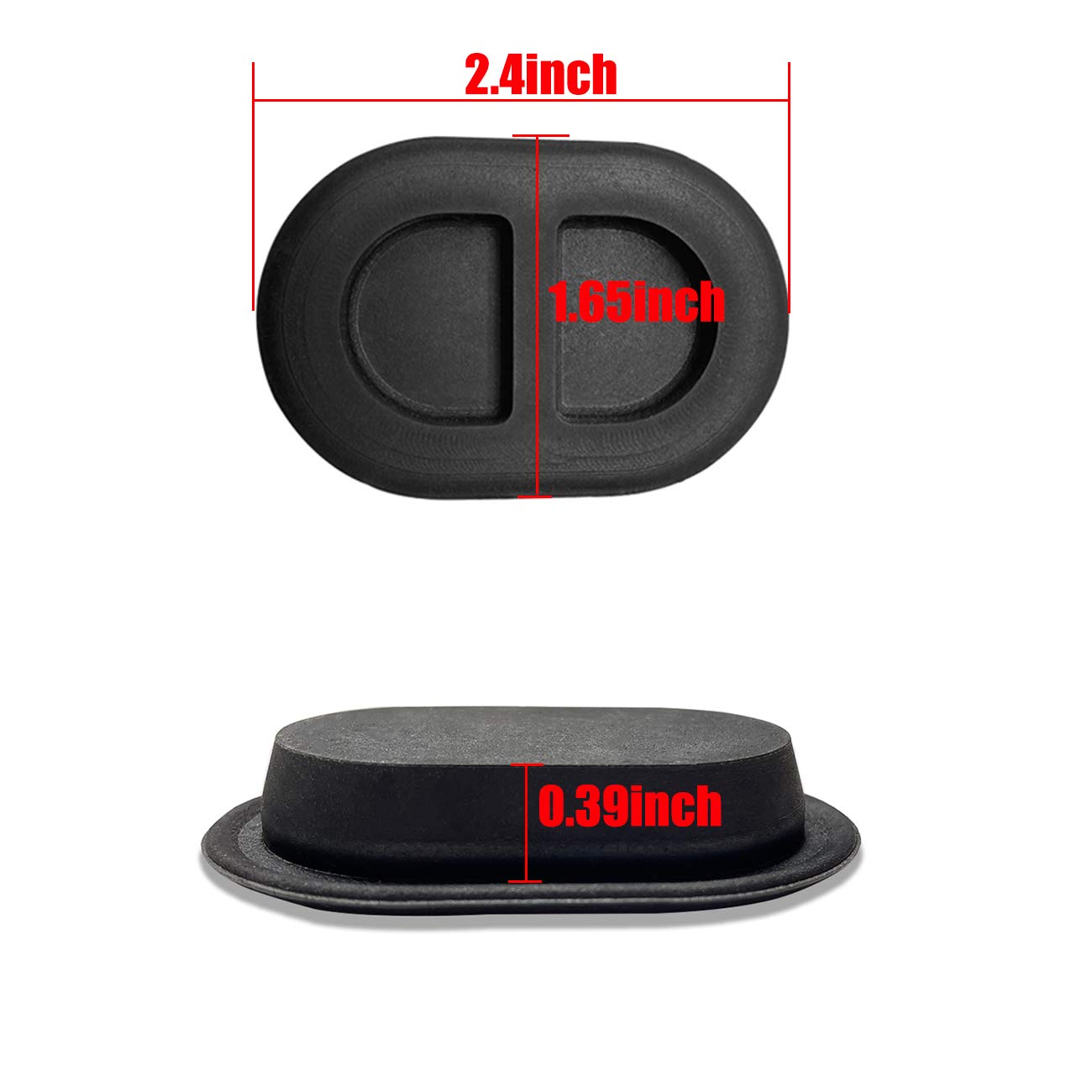 4Pcs Floor Drain Plugs For Jeep Wrangler,Floor Rubber Hole Cover For Jeep Wrangler Jk Jl 2014-2021 And For Gladiator Jt 2020