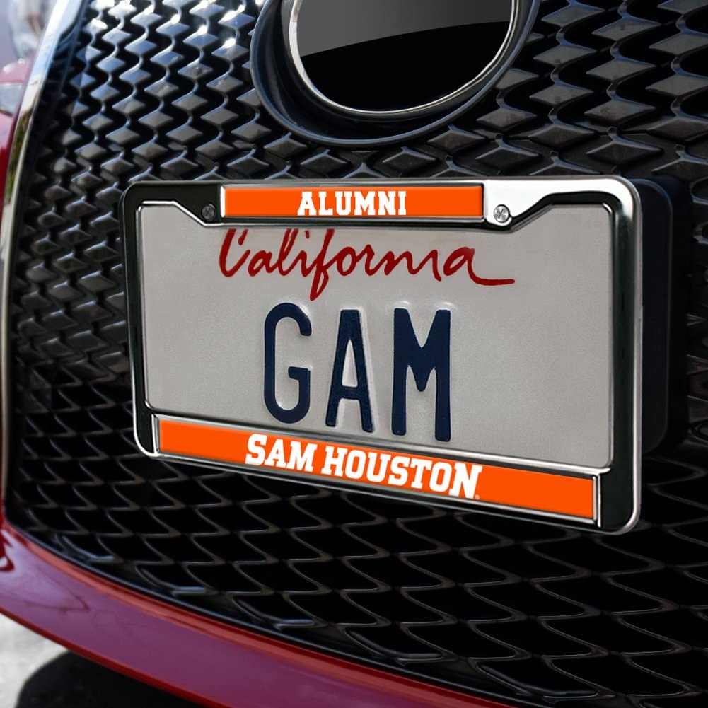 Sam Houston State Alumni Logo Full Size Standard License Plate Metal Frame