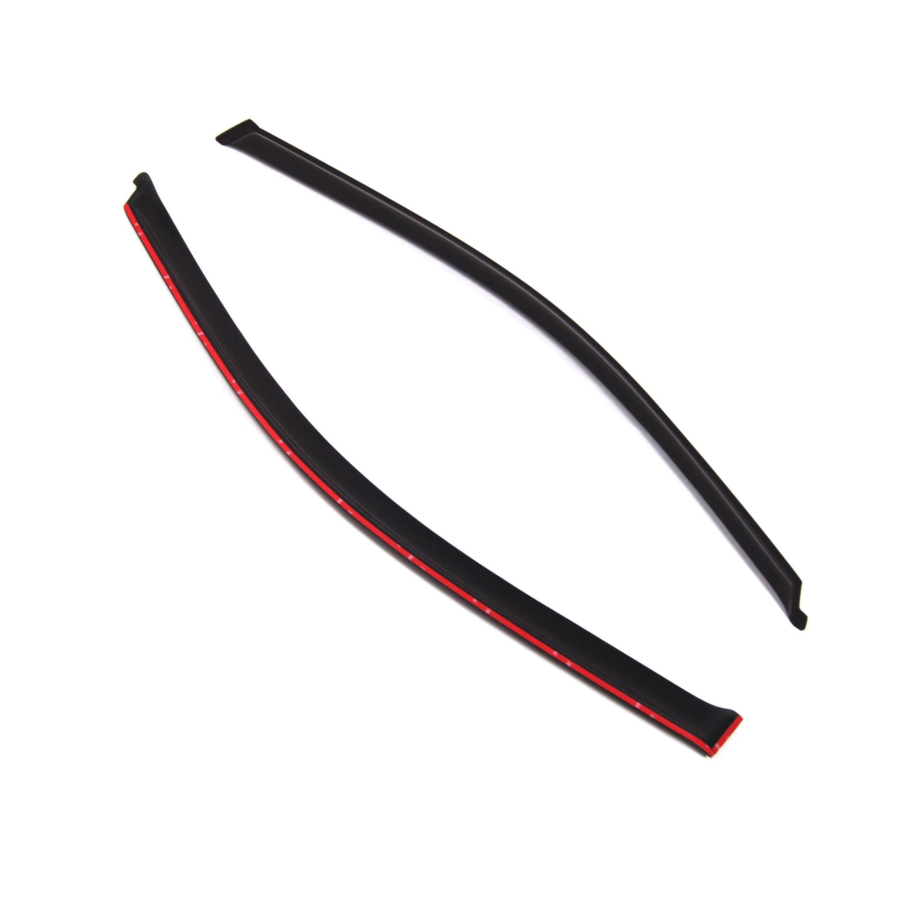 Tuningpros Outside Mount Window Vent Visors Rain Guards Compatible With Honda Civic Coupe 2006-2011 | Side Window Wind Deflector