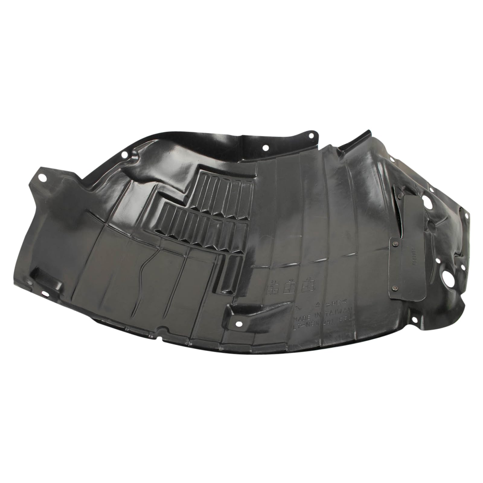 Trq Inner Fender Liner Set Compatible With 2014-2022 Infiniti Q50 In1248130 In1249130