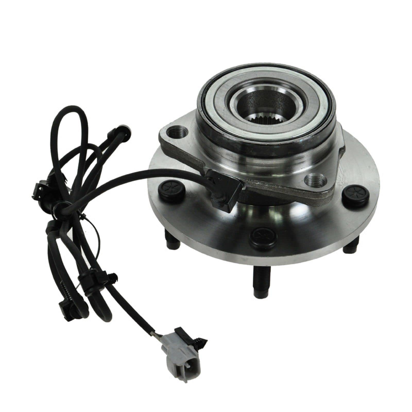 Trq Front Wheel Hub Bearings Assembly Set Compatible With 1997-1999 Dodge Ram 1500