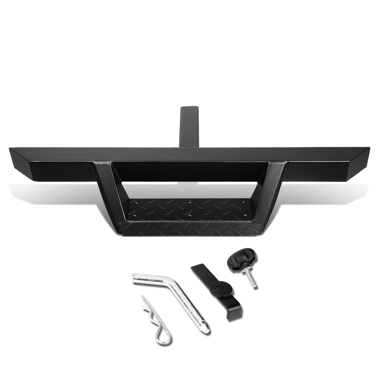 DNA MOTORING HITSTSS Class Ii/Iii Hitch Step Bar,Silver