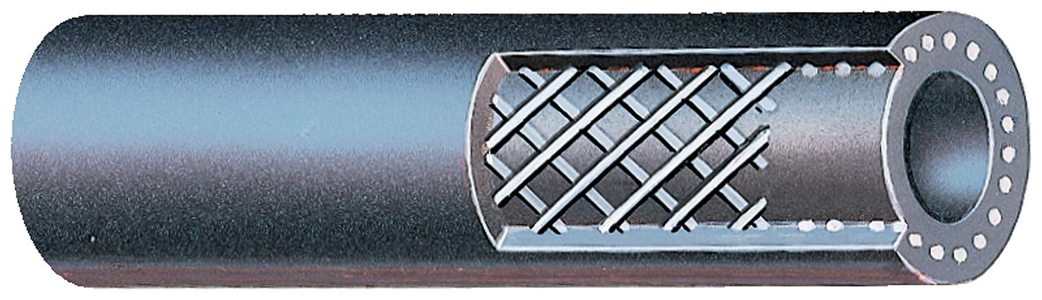 Acdelco Professional 32104 25 Ft Bulk Reel Of 3/8 In Fuel Line/Pcv/Eec Hose, Black