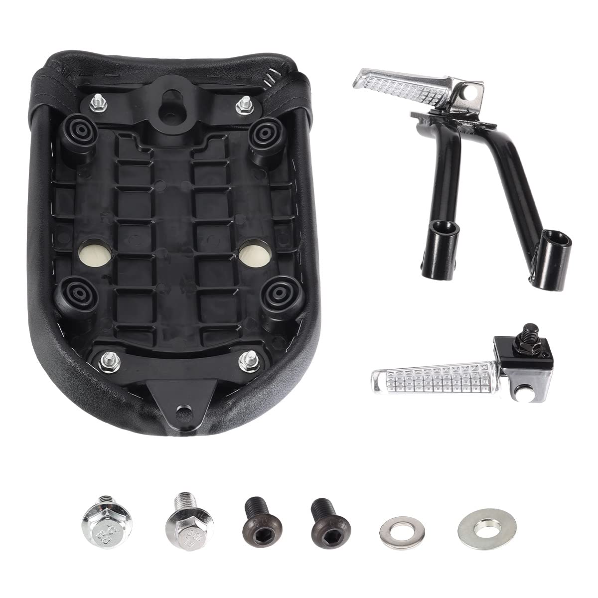 Fiasrac Rear Passenger Seat And Foot Pegs Kit For Honda Cmx 300 Cmx 500 Compatible With Honda Rebel 2017 2018 2019 2020 2022