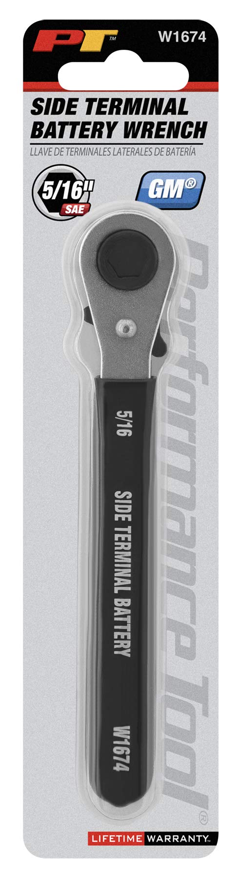 Performance Tool W1674 Side Terminal Battery Wrench - Professional Grade Tool For Tightening And Loosening Battery Connections