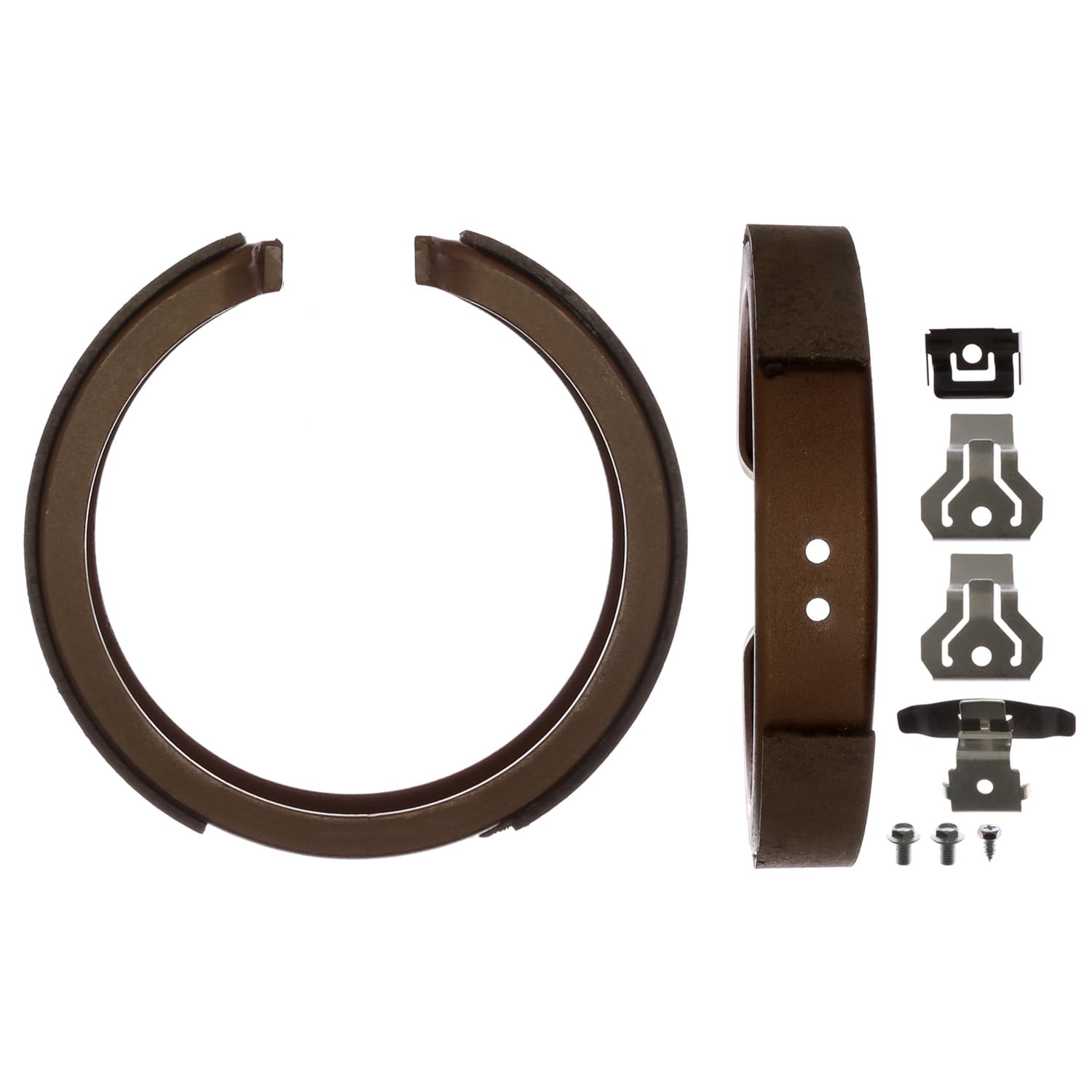Raybestos Element3 Replacement Drum-in-Hat Rear Parking Brake Shoes Set - For Select Year Buick, Cadillac, Chevrolet, GMC and Ol
