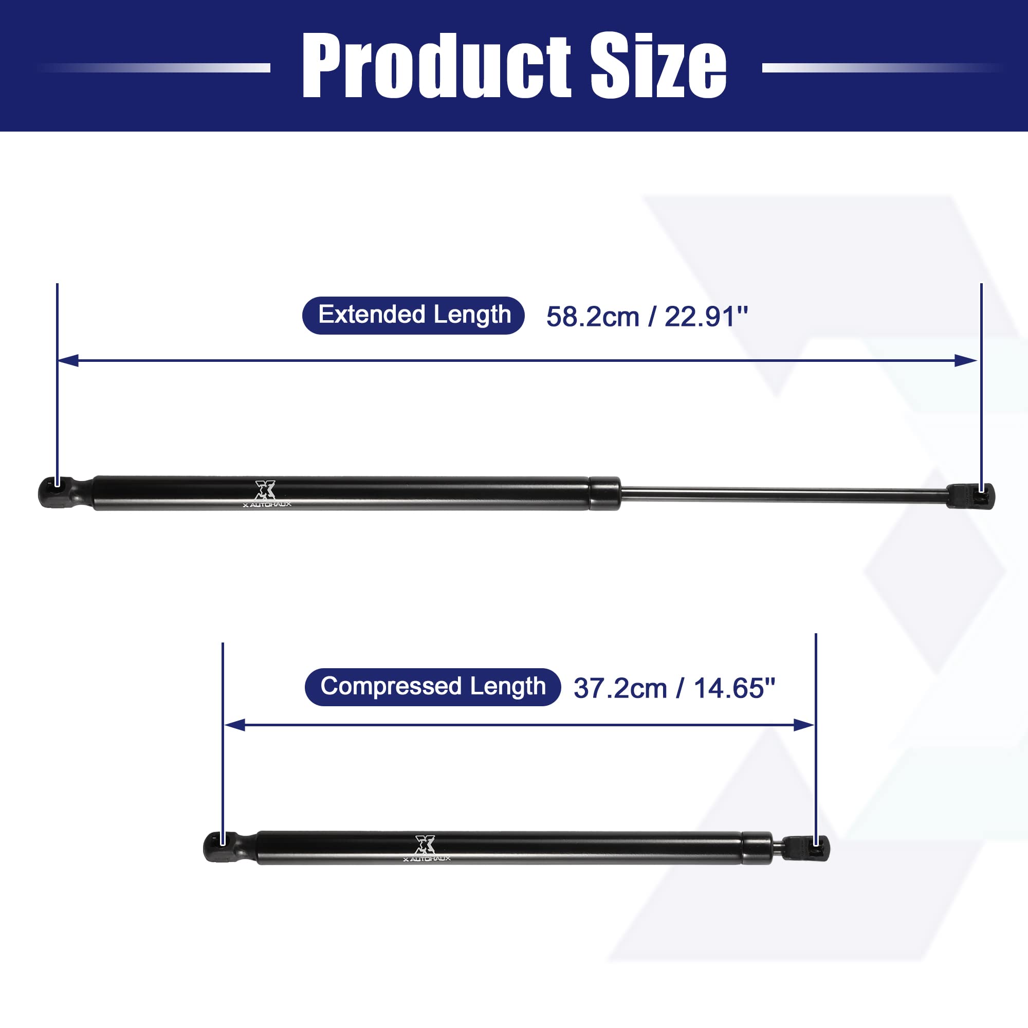 X Autohaux 2Pcs Rear Hatch Liftgate Gas Lift Supports Gas Struts Shocks 81770-D7000 For Hyundai Tucson 2016-2020