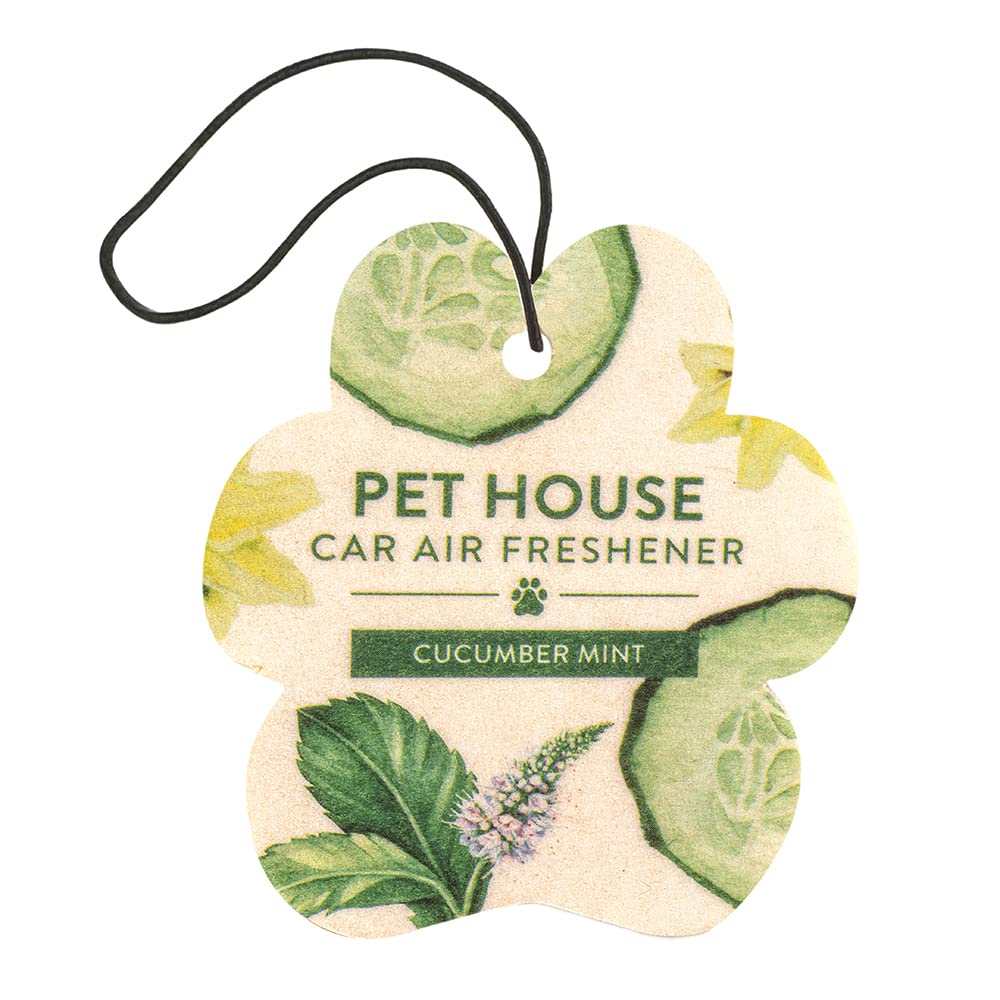 One Fur All Pet House Car Air Freshener, Pack Of 4 - Non-Toxic Auto Air Freshener, Pet Odor Eliminating Air Freshener For Car, I