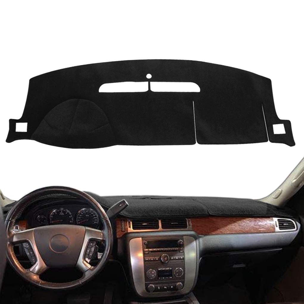 Dashboard Cover Dash Mat Fit For 2007-2014 Chevy Chevrolet Tahoe Suburban,2007-13 Chevy Avalanche Silverado 1500 2500 3500 Ltz /