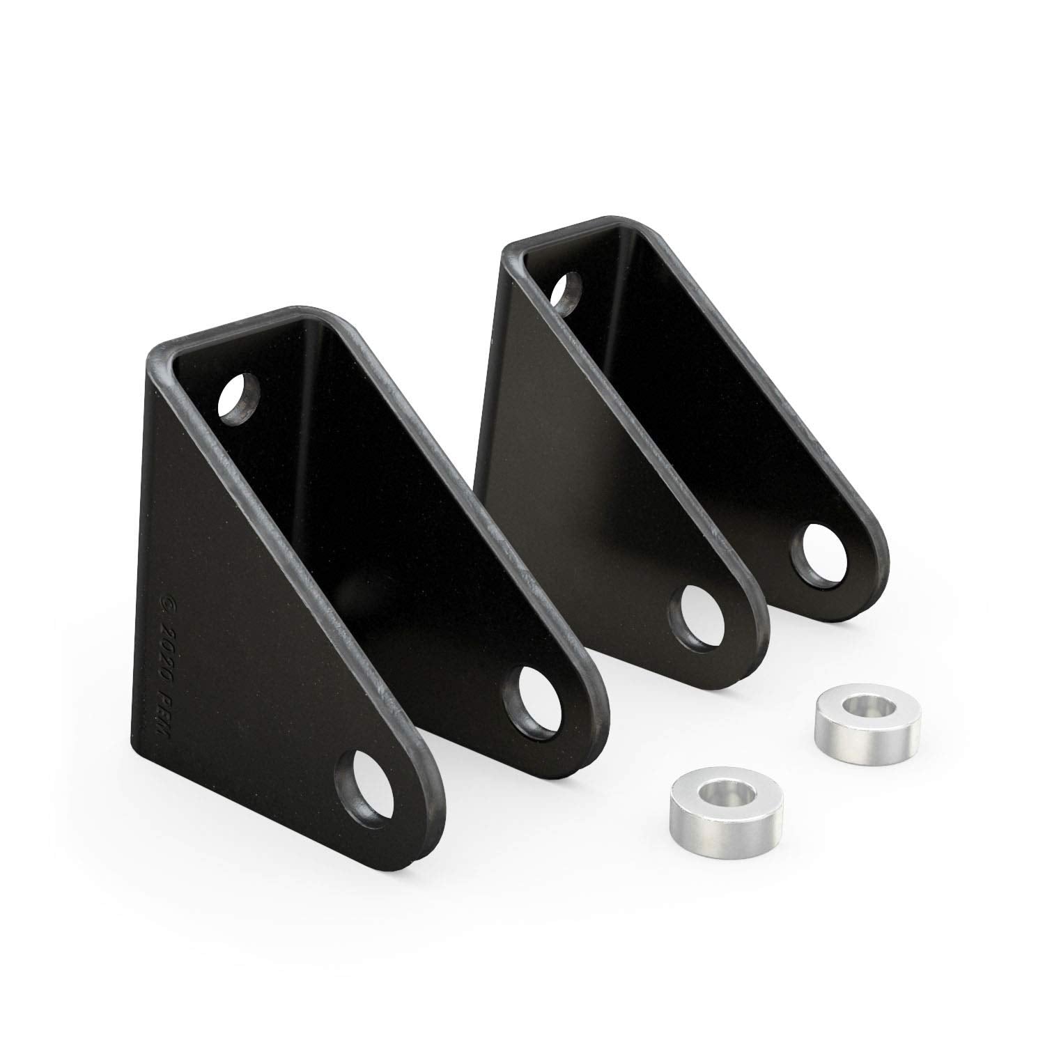 Rocktrix Shock Extender Brackets Extension For 1-3 Inch Leveling Kits - Compatible With 2001-2010 Chevy Chevrolet Gmc Silverado 1500 2500 3500 (See Description For Exact Year And Model)