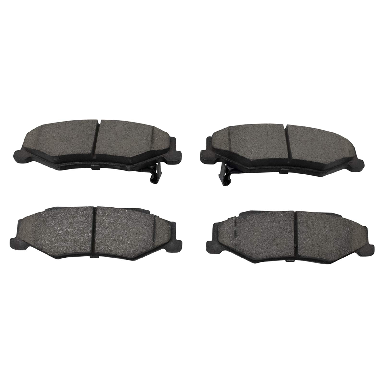 Trq Rear Brake Pads Ceramic Compatible With 2004-2009 Cadillac Xlr 1997-2013 Chevrolet Corvette