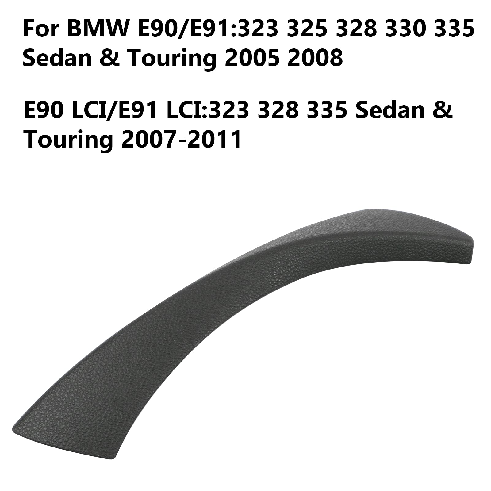 Ttcr-Ii Compatible With Bmw 3 Series Door Handle Covers 2006-2012, Completed Part 2 Pcs For E90 E91 Door Pull Handles Replacemen