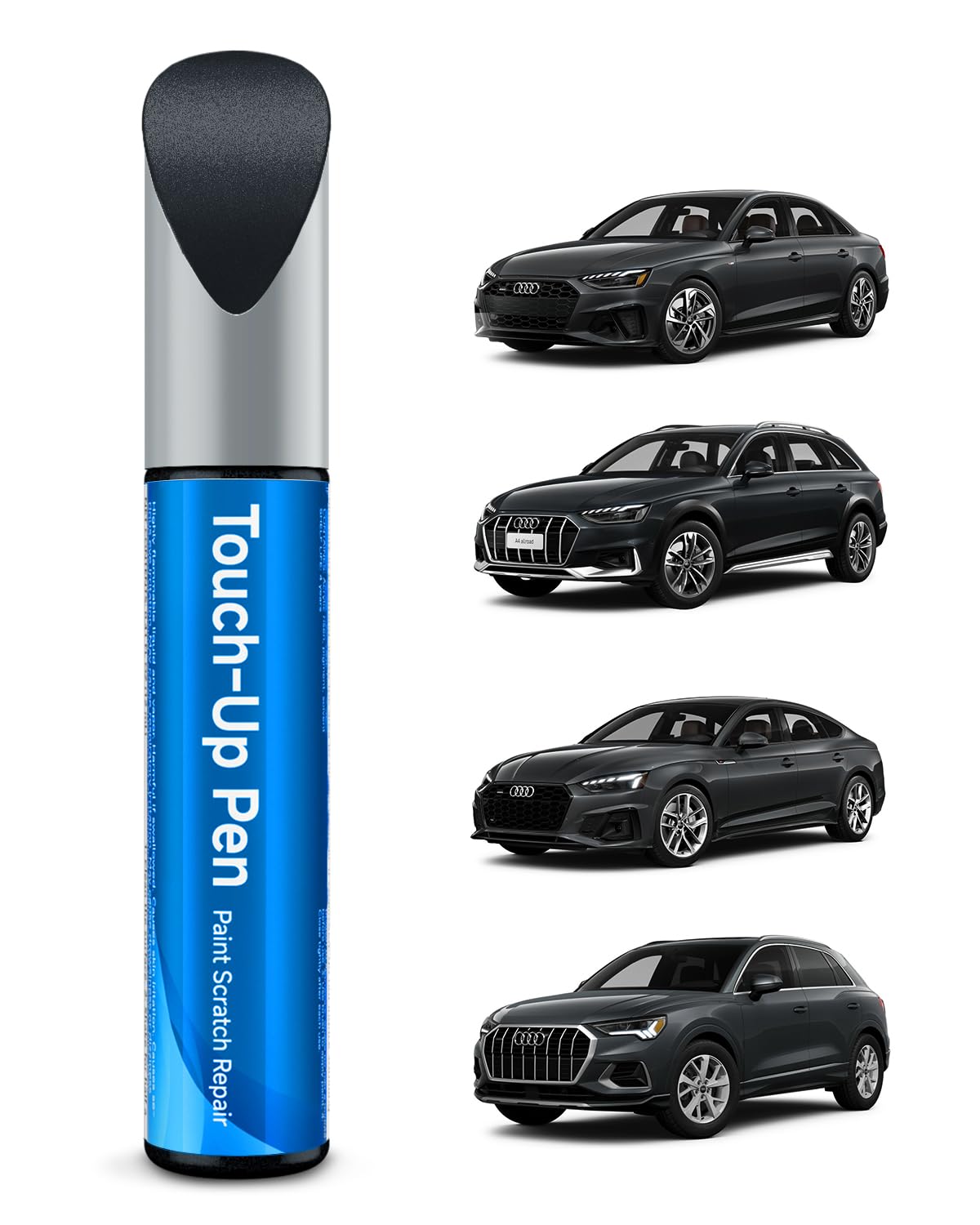 Teslaunch LX7L/H1 Manhattan Gray Metallic Touch Up Paint Compatible With Audi Exact Match Car Paint Pen Scratch Repair