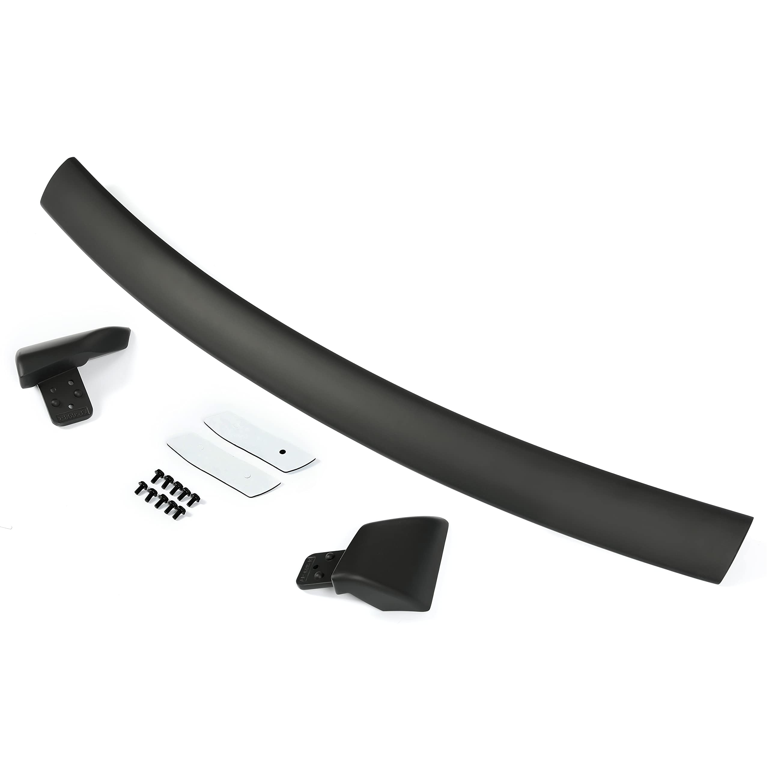 HECASA Roof Spoiler Compatible with 2002-2007 Subaru Impreza WRX STI Rear Window Spoiler Roof Top Wing - Black