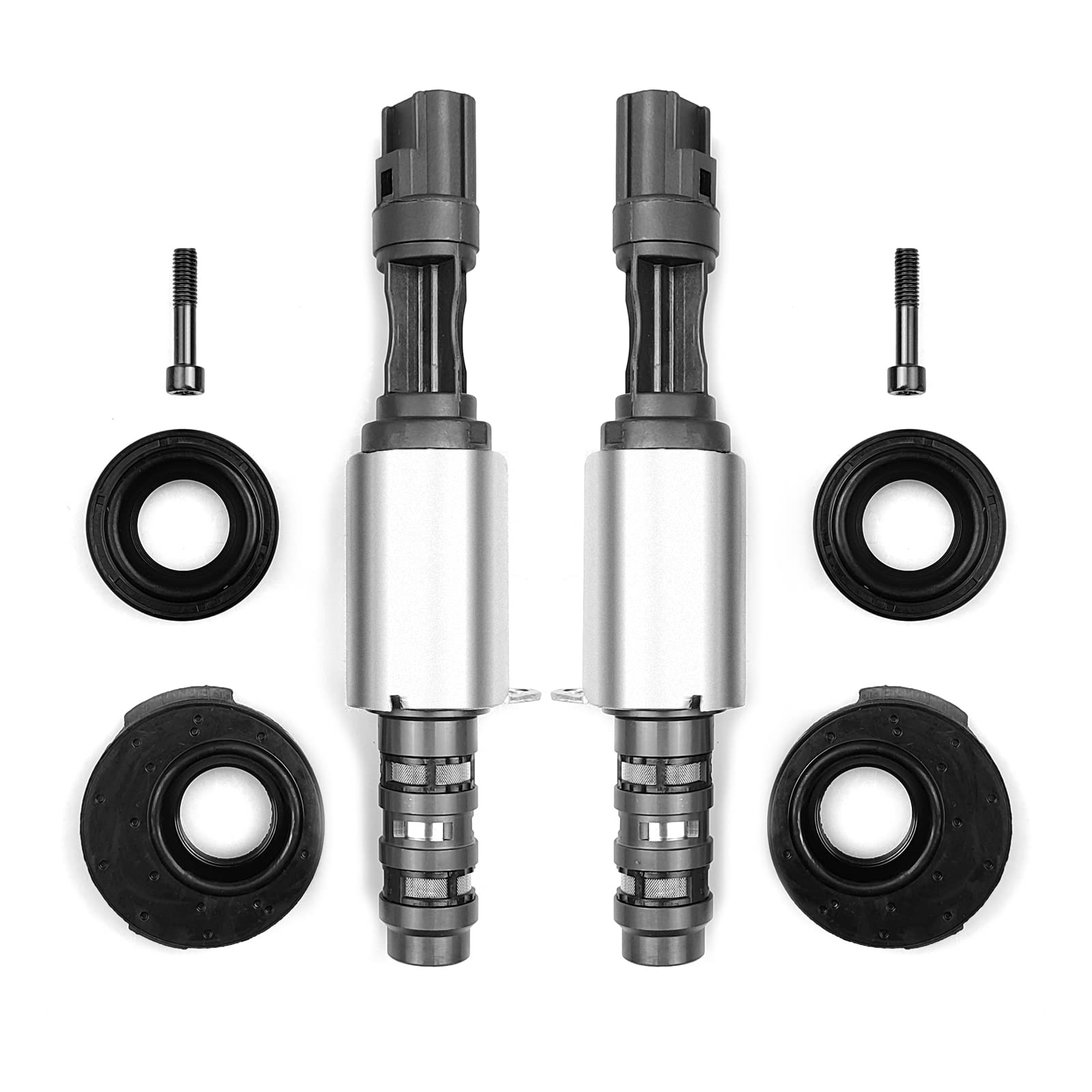 Dade 2 Set VCT Camshaft Variable Valve Timing Solenoid Set Compatible with Ford 3V 5.4L 4.6L F150 F250 F350 LINCOLN MERCURY (6 P