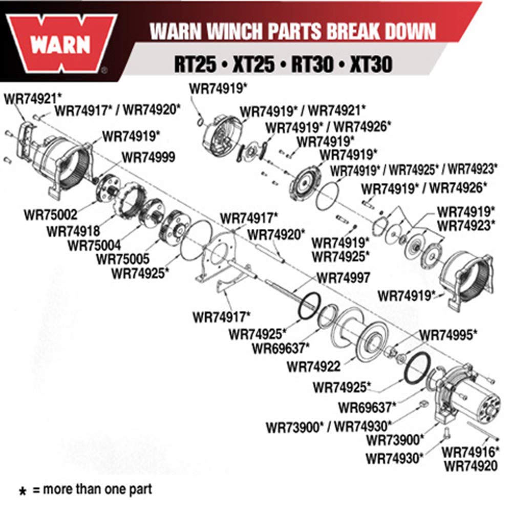 WARN 74918 Gear Ring