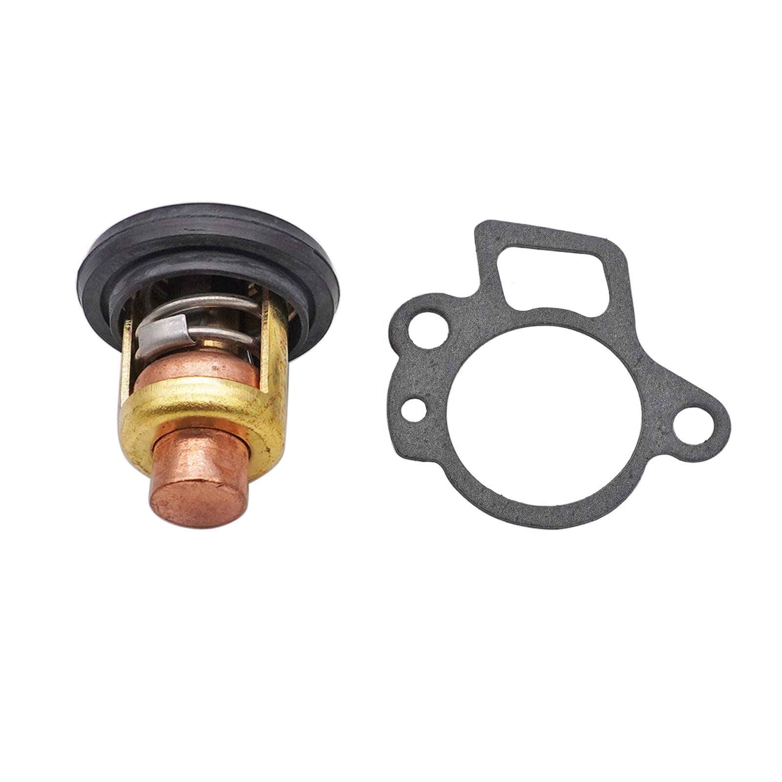 Marine Thermostat Kit 825212T02 855676A1 825212 855676003 825212001 with Gasket 27-824853 27-8248531 Replacement for Mercury 4-S