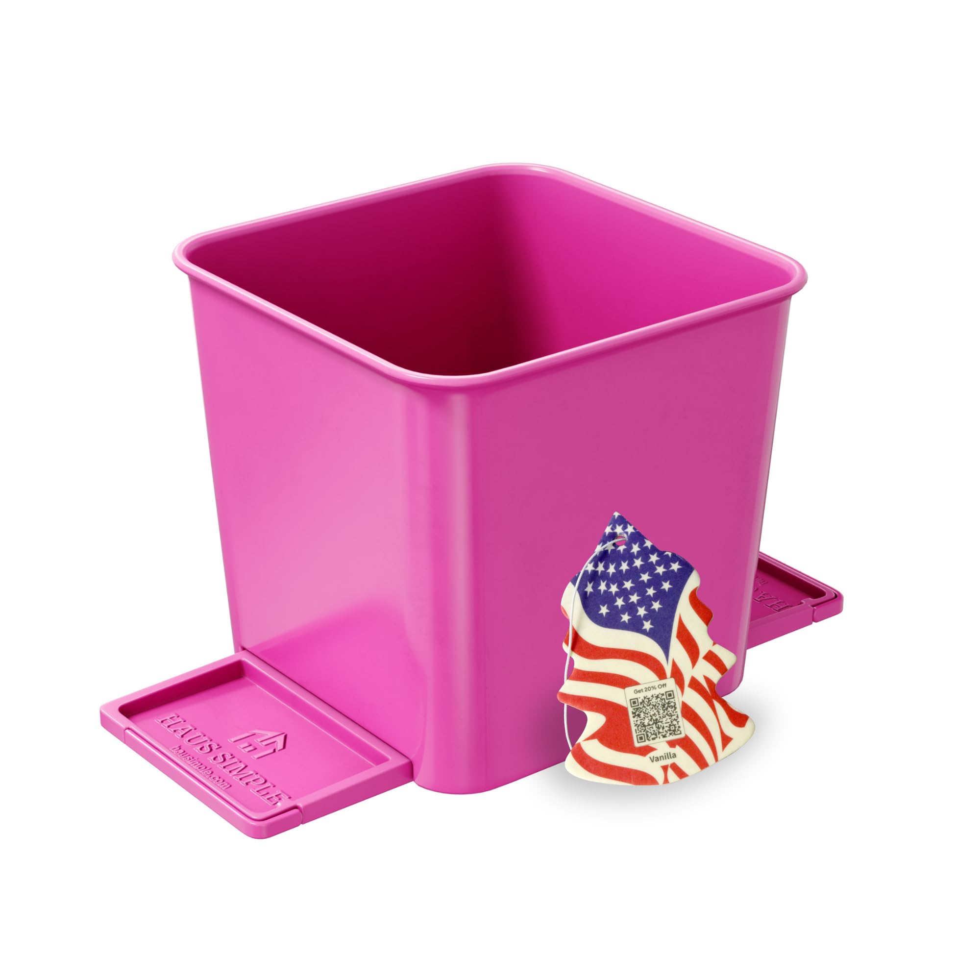 Car Trash Can For Vehicles Leakproof Compact Garbage Bin W/ Stability Flap, Anti-Slip Base, Portable Trash Holder For Cars, Truc