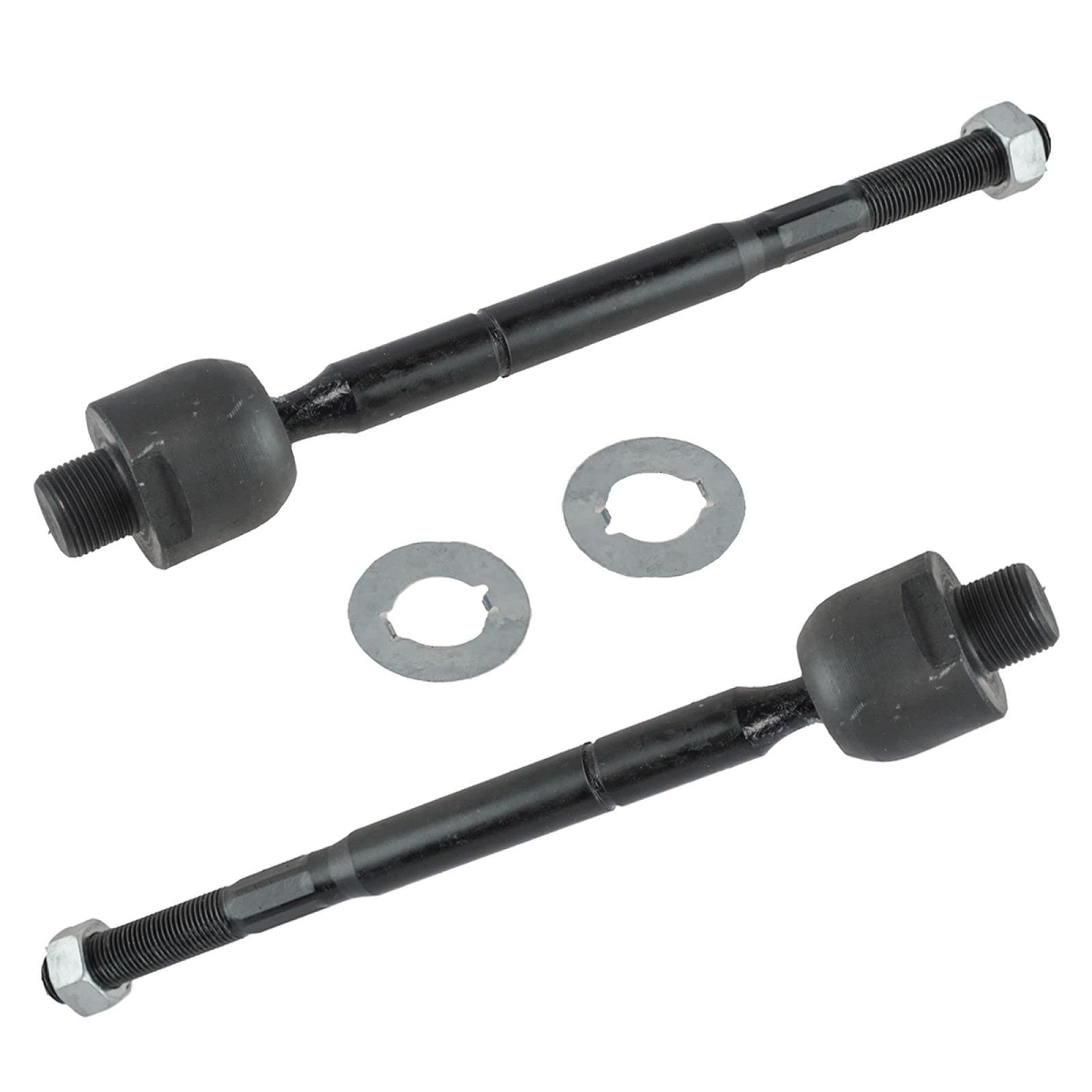 TRQ Front Inner Tie Rod Set Compatible with 2003-2009 Lexus GX470 Toyota 4Runner