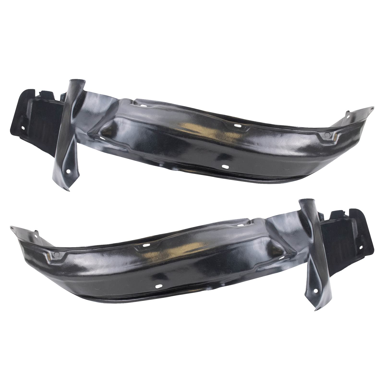 Trq Inner Fender Liner Set Compatible With 1990-1993 Acura Integra Ac1248102 Ac1249102