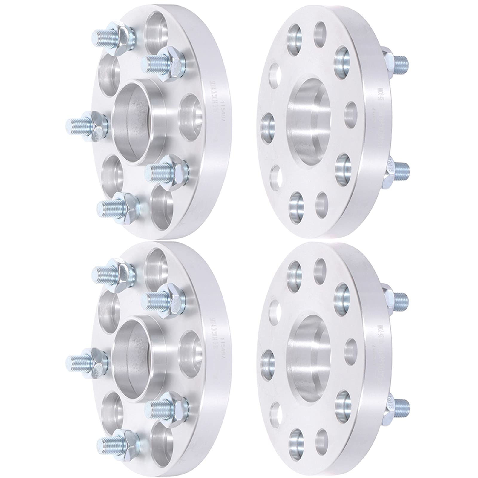 SCITOO 4X 5 Lug 5x114.3mm Wheel spacers 5x4.5 to 5x4.5 12x1.25 56.1mm 20mm Compatible with for WRX Wheel spacers for WRX STI Whe