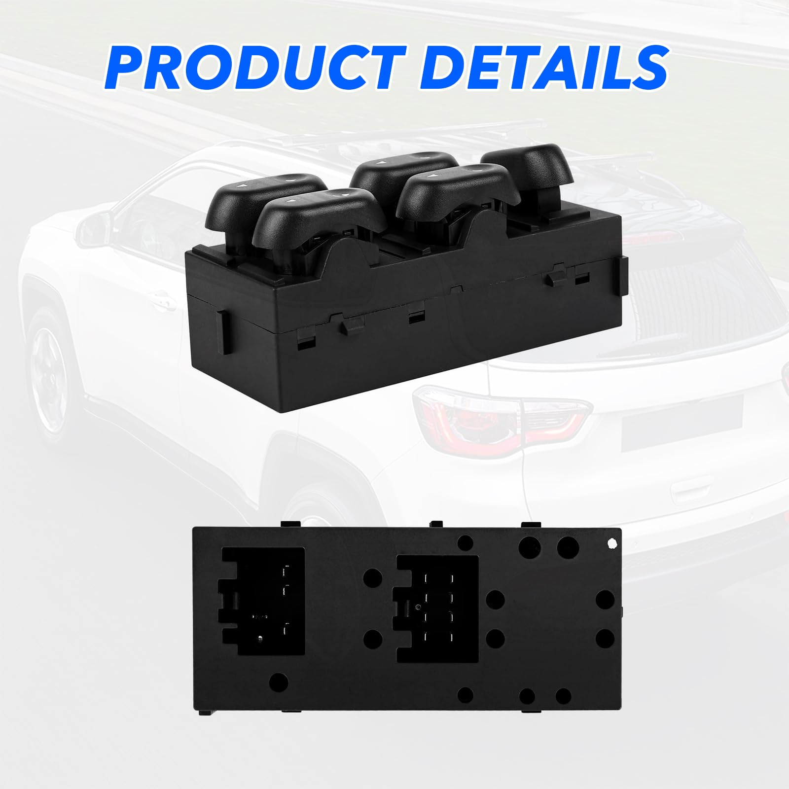 Driver Side Master Power Window Switch 5L1Z14529Aa For Ford F150 2004 2005 2006 2007 2008, For Ford Expedition 2003 2004 2005 20