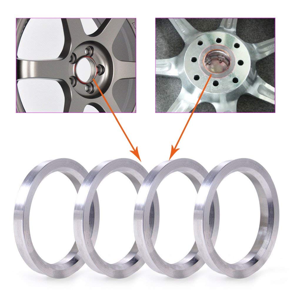 Zhteapr 4Pc Wheel Hub Centric Rings 110 To 78.1 Od 110Mm Id 78.1Mm - Aluminium Alloy Wheel Hubrings 78.1 To 110