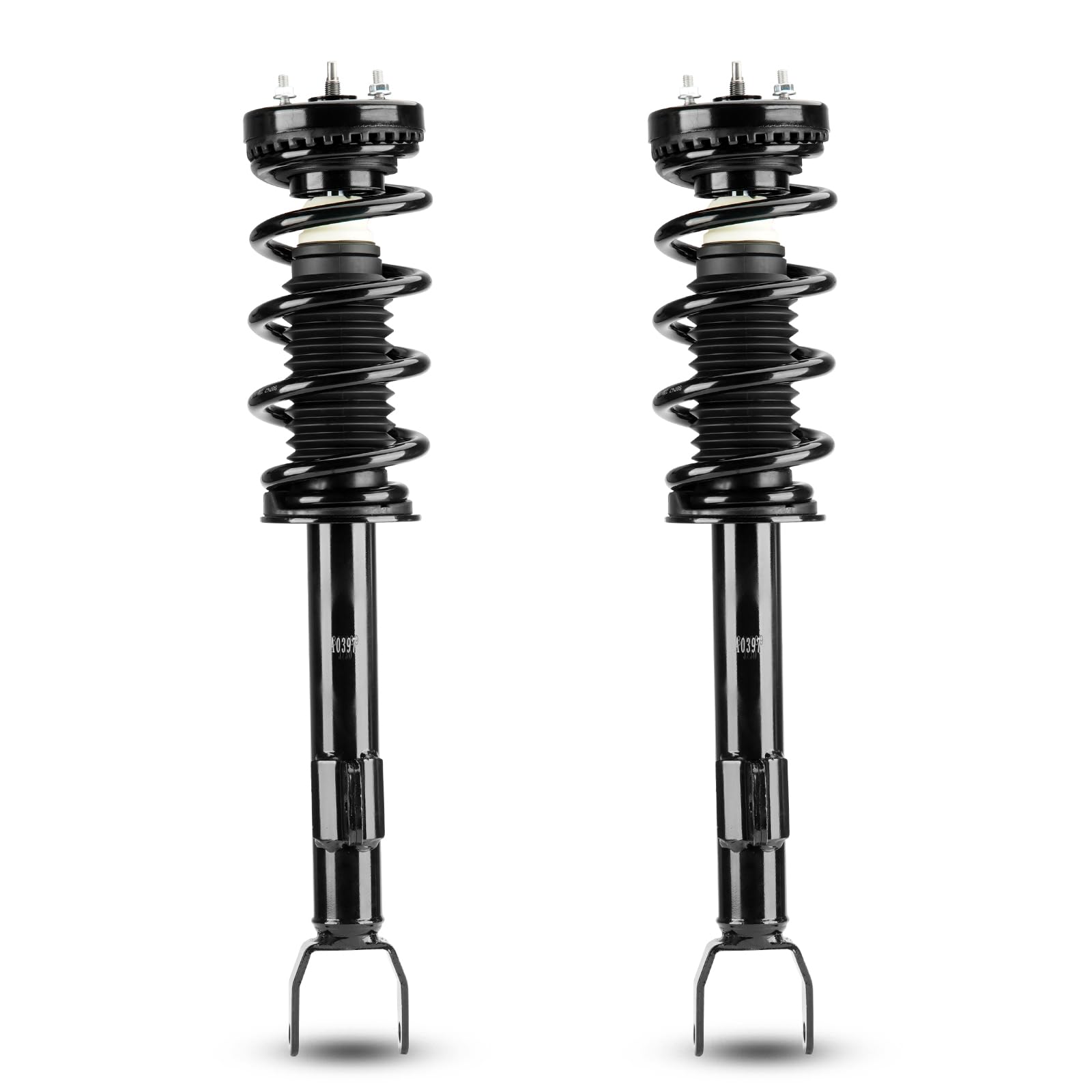 Front Struts Shocks w/Coil Springs Absorber for 2012-2022 Dodge Challenger V6 3.6L / 2012-2022 Dodge Charger V6 3.6L (ONLY RWD),